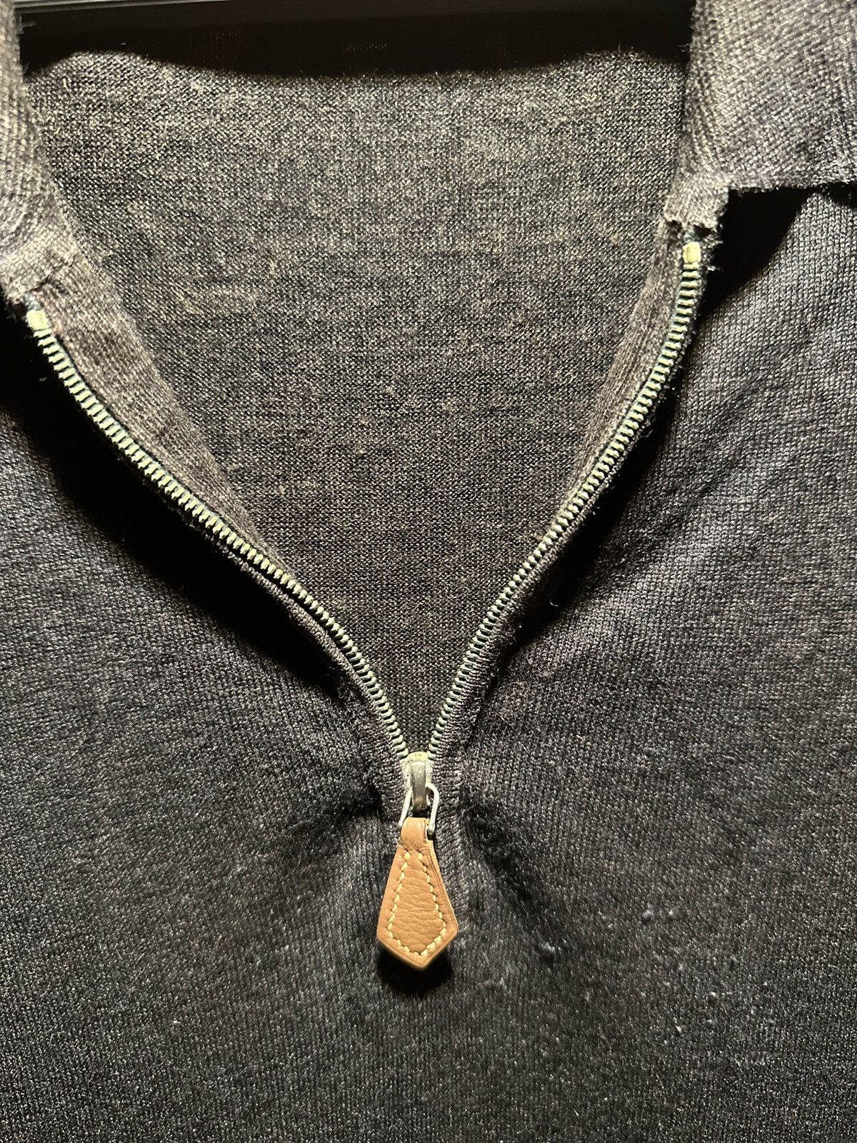 Hermes Rare Linen Silk Quarter Zip Polo Size US S / EU 44-46 / 1 - 3 Thumbnail