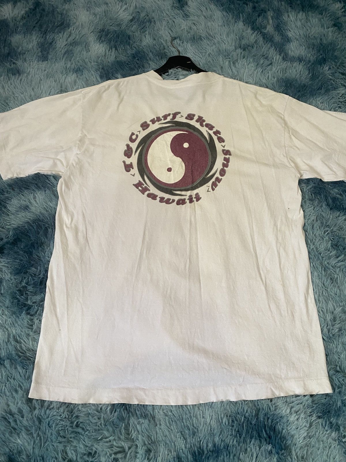 Other Vintage T&C Surf Designs Yin Yang Logo White T-Shirt in USA Size US XL / EU 56 / 4 - 9 Thumbnail