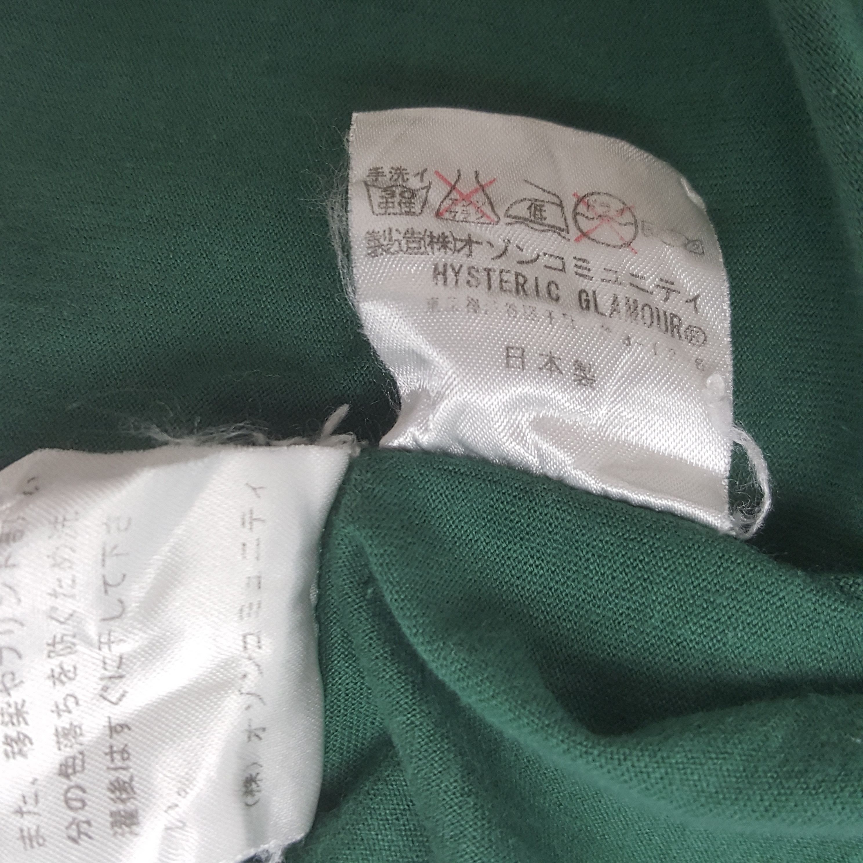 Hysteric Glamour Vintage Hysteric Glamour Japan Sleeveless Tshirt C301N19(73) Size US XS / EU 42 / 0 - 7 Thumbnail
