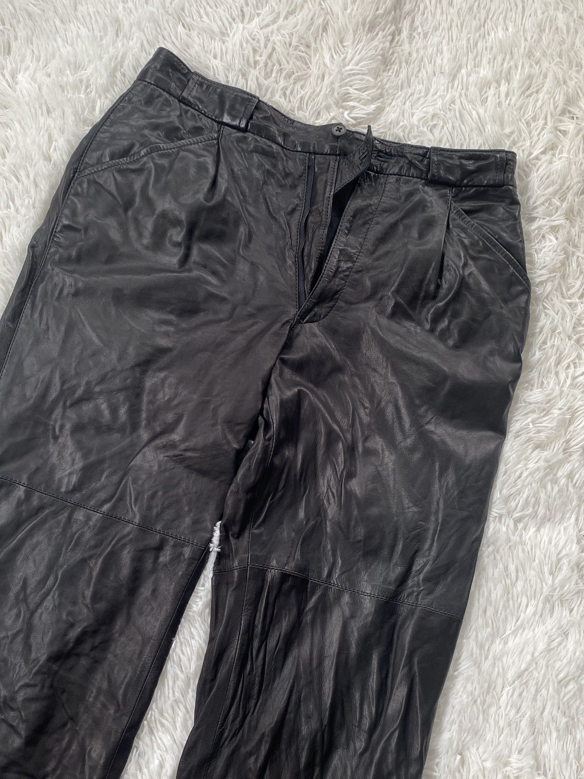 Dior 🔥BINDING Now 🔥 Vintage Dior Leather pants Size US 30 / EU 46 - 1 Thumbnail