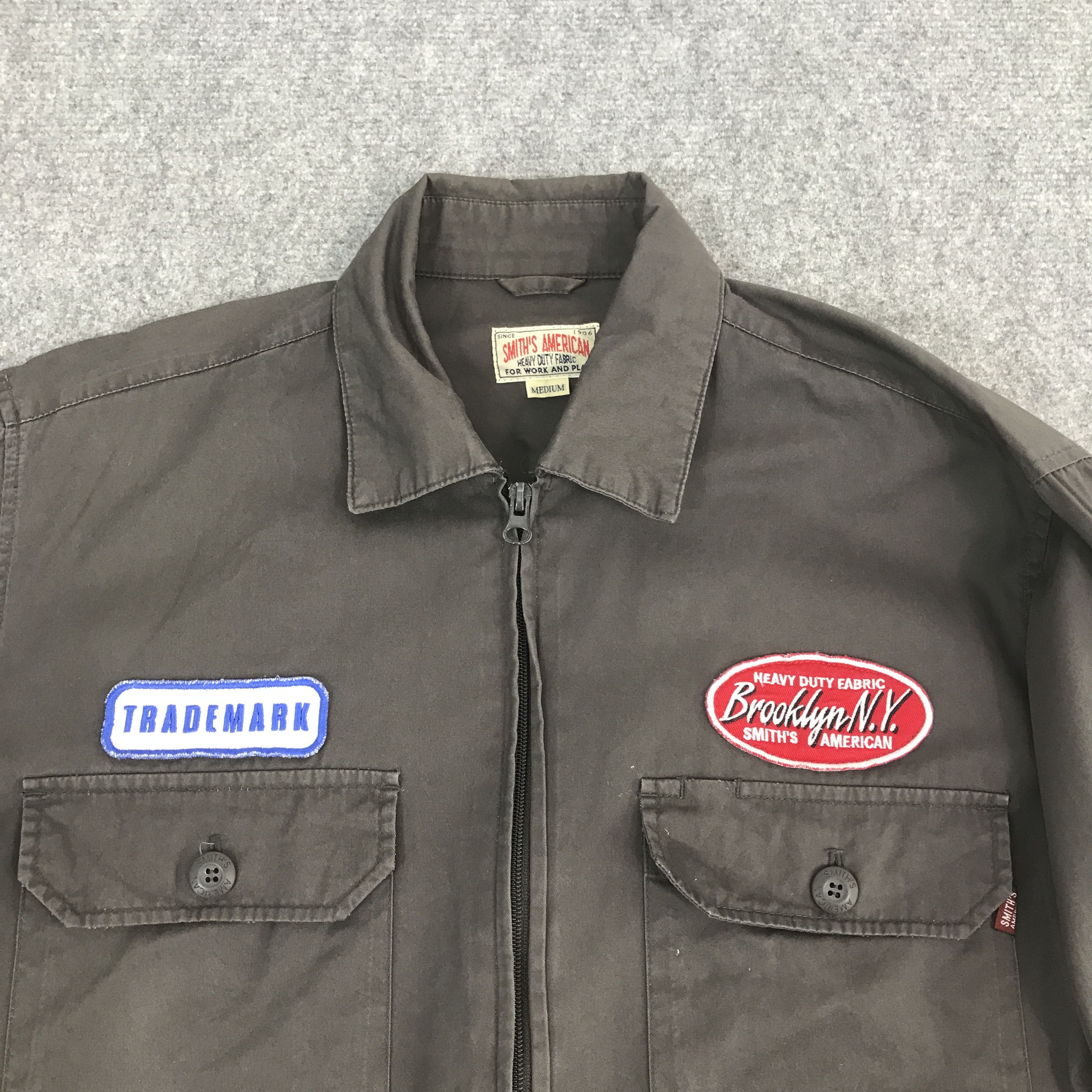 Smith's American Rare Smiths American Brooklyn NY Zipper Worker Jacket Size US S / EU 44-46 / 1 - 7 Thumbnail