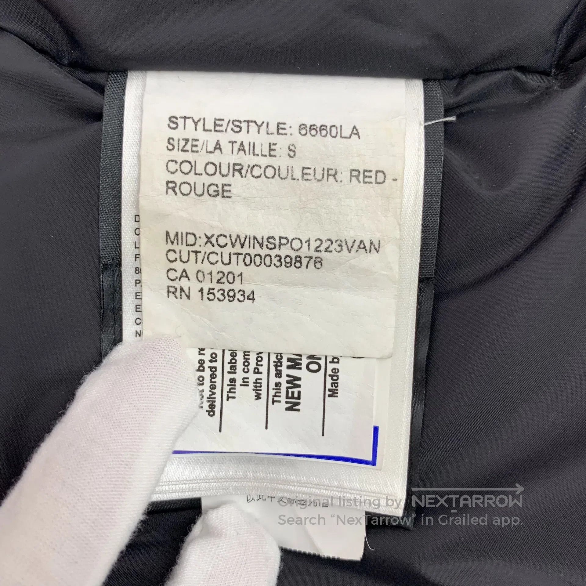 Canada Goose Canada Goose Red logo printed hooded long-sleeve down jack Size US S / EU 44-46 / 1 - 7 Thumbnail