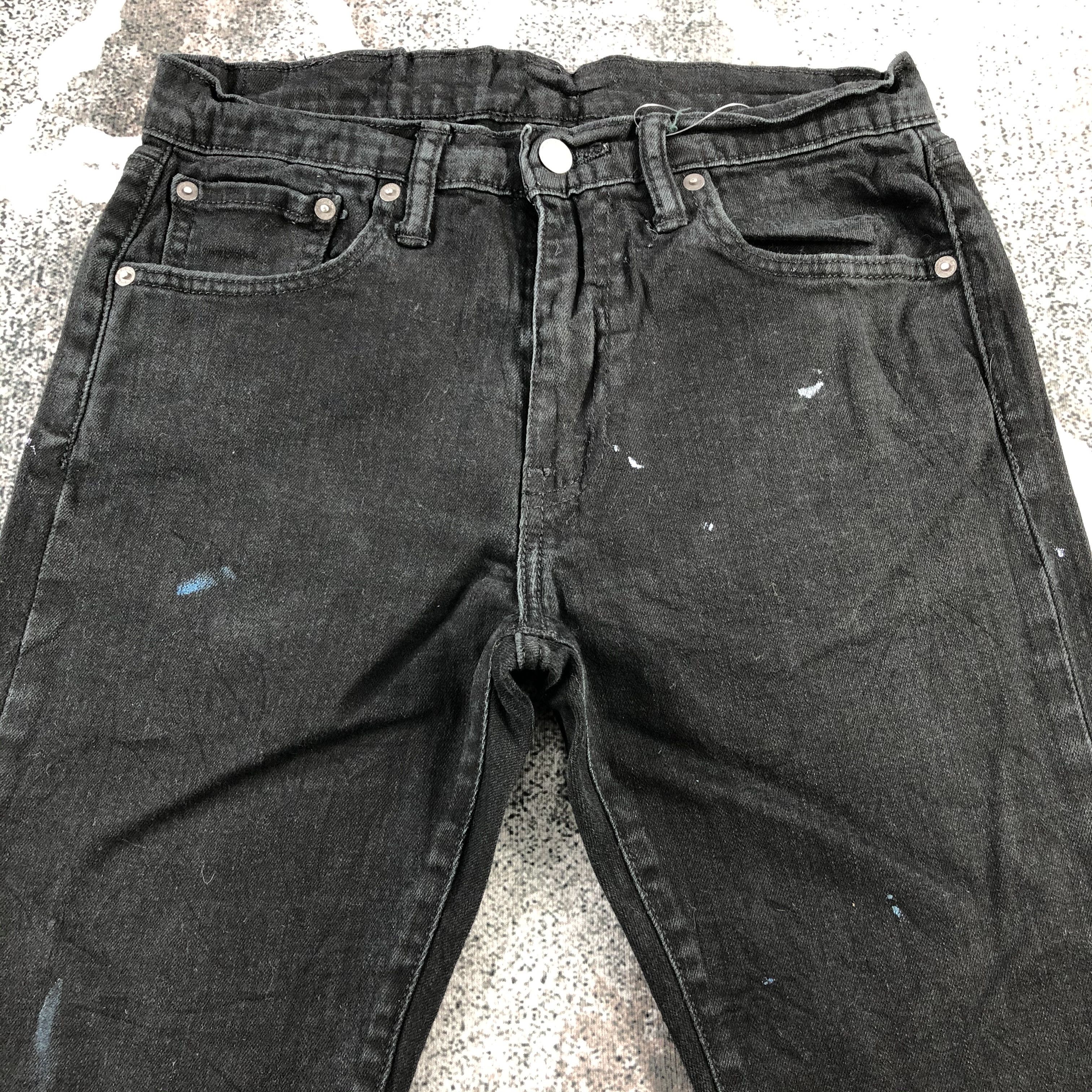 Levi's Levis 512 Jeans Faded Black Denim KJ1013 Size US 30 / EU 46 - 3 Thumbnail