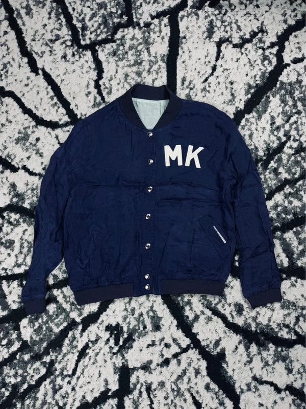 Maison Kitsune Maison Kitsune Reversible Bomber Jacket Navy Blue XS Size XS / US 0-2 / IT 36-38 - 1 Thumbnail