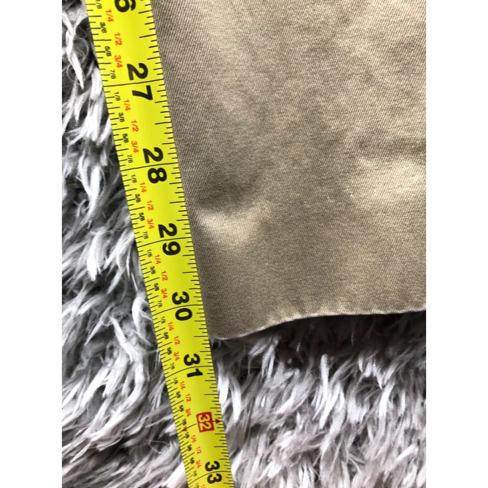 Dockers DOCKERS D3 Classic Khaki Pants Mens 32x34 Beige Flat Front Straight Leg Knits Casual Pants Size US 32 / EU 48 - 3 Thumbnail