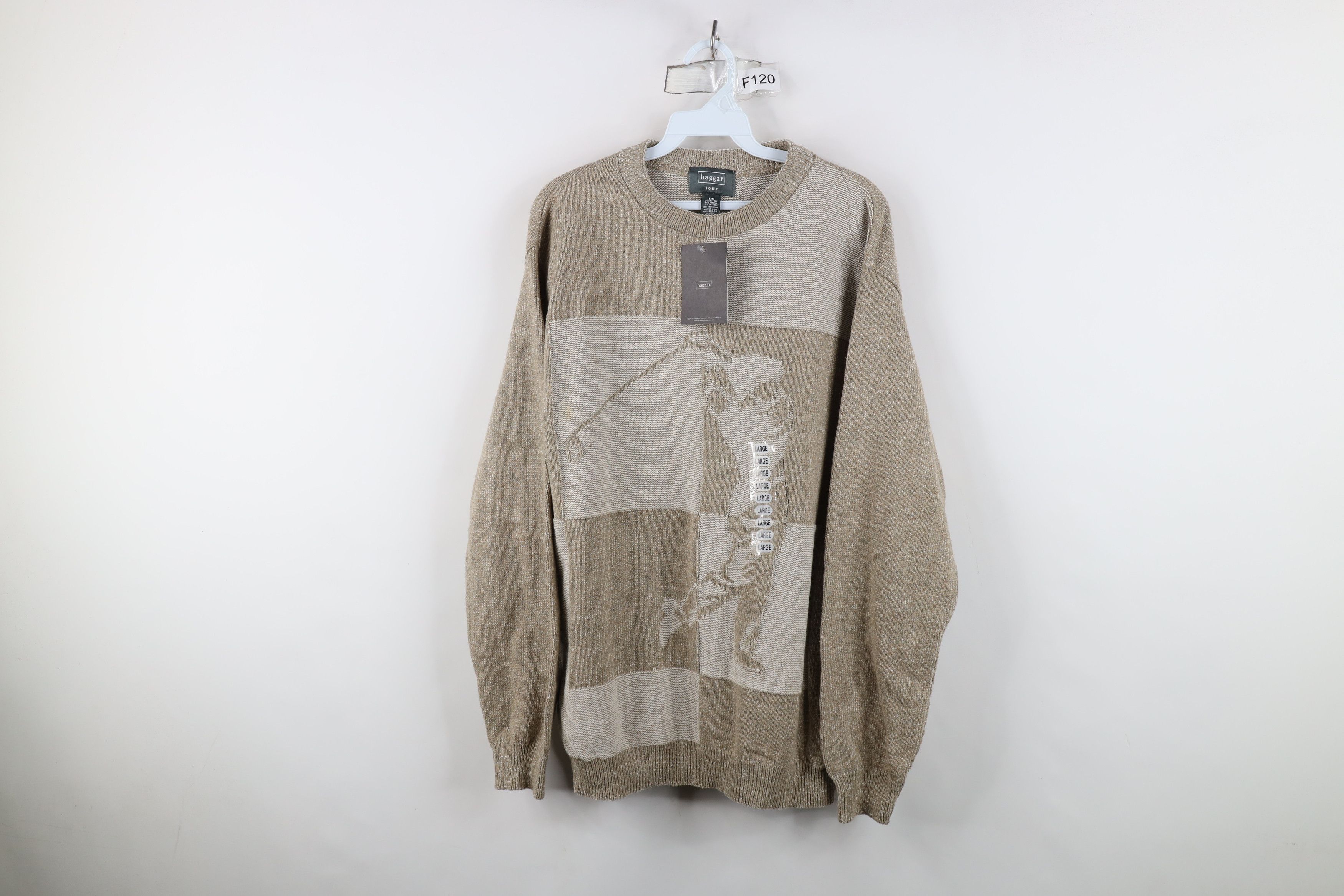Vintage Deadstock Vintage Y2K 2003 Streetwear Golf Knit Sweater Size US L / EU 52-54 / 3 - 1 Thumbnail