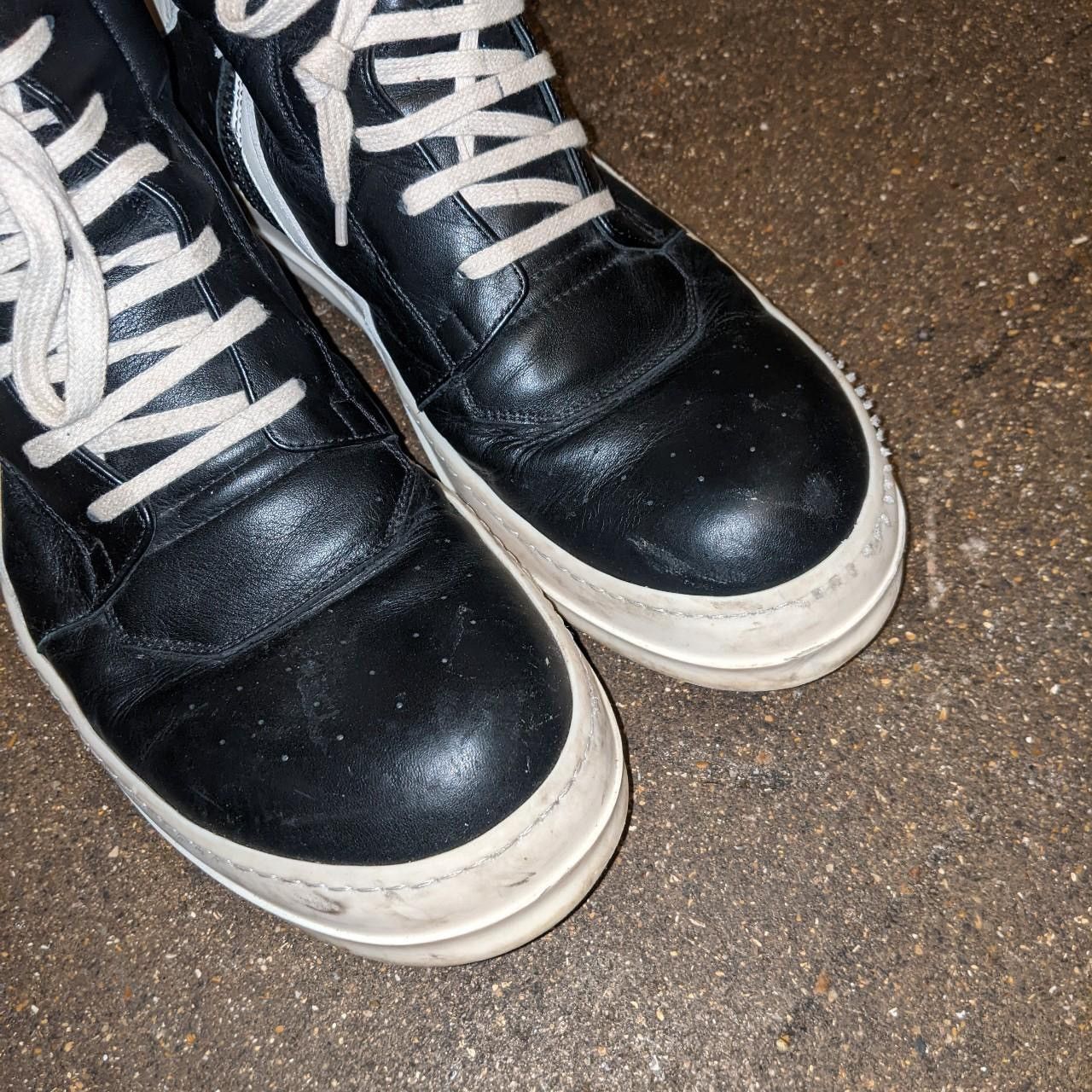 Rick Owens Rick Owens Geobasket Size US 12 / EU 45 - 2 Thumbnail
