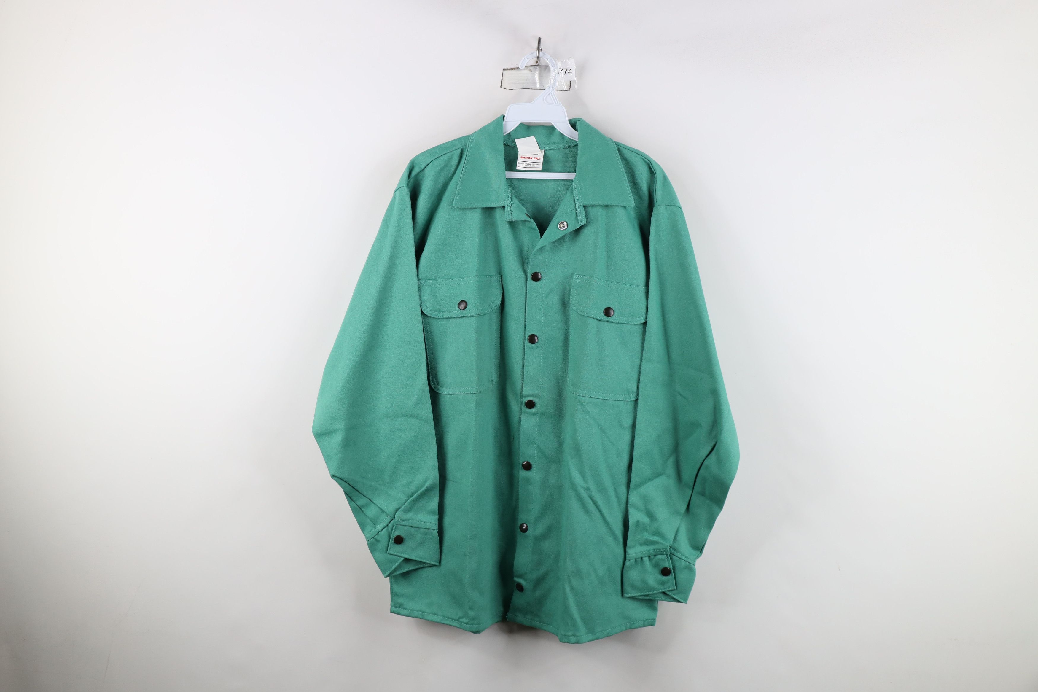 Vintage Streetwear Flame Resistant Work Button Shirt Jacket Shacket Size US M / EU 48-50 / 2 - 1 Thumbnail