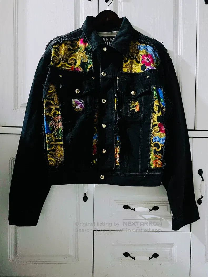 Versace Versace Baroque trendy denim jacket jacket Size US S / EU 44-46 / 1 - 1 Thumbnail