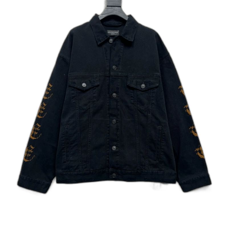 Balenciaga Balenciaga Distressed Denim Jacket Size US M / EU 48-50 / 2 - 1 Thumbnail