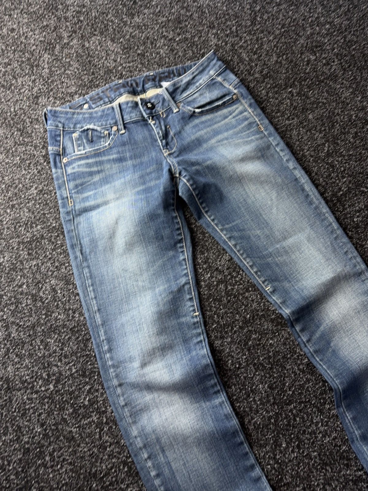 G-Star Vintage Avant 00s Garde Skinny Y2K G-Star Raw denim pants Size 29" - 3 Thumbnail