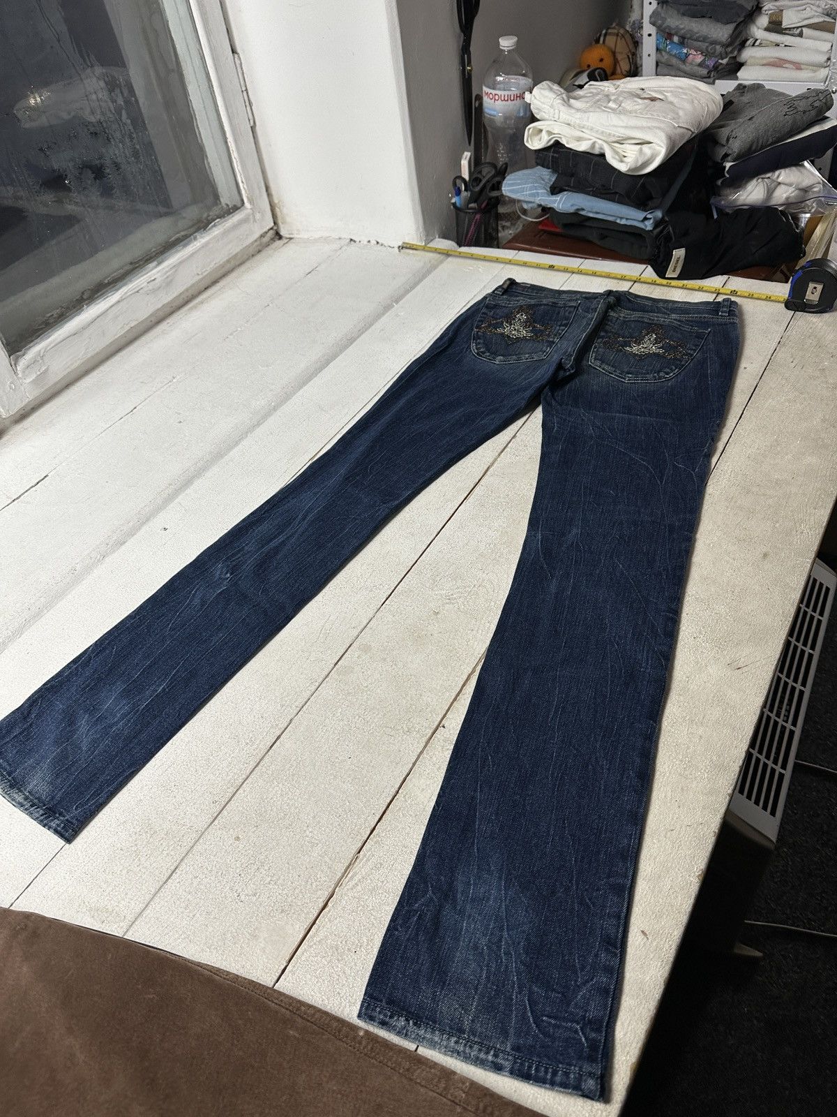 Diesel 🚨Gothic Diesel Regular Slim relax Flared Jeans Womens Size 28" / US 6 / IT 42 - 9 Thumbnail
