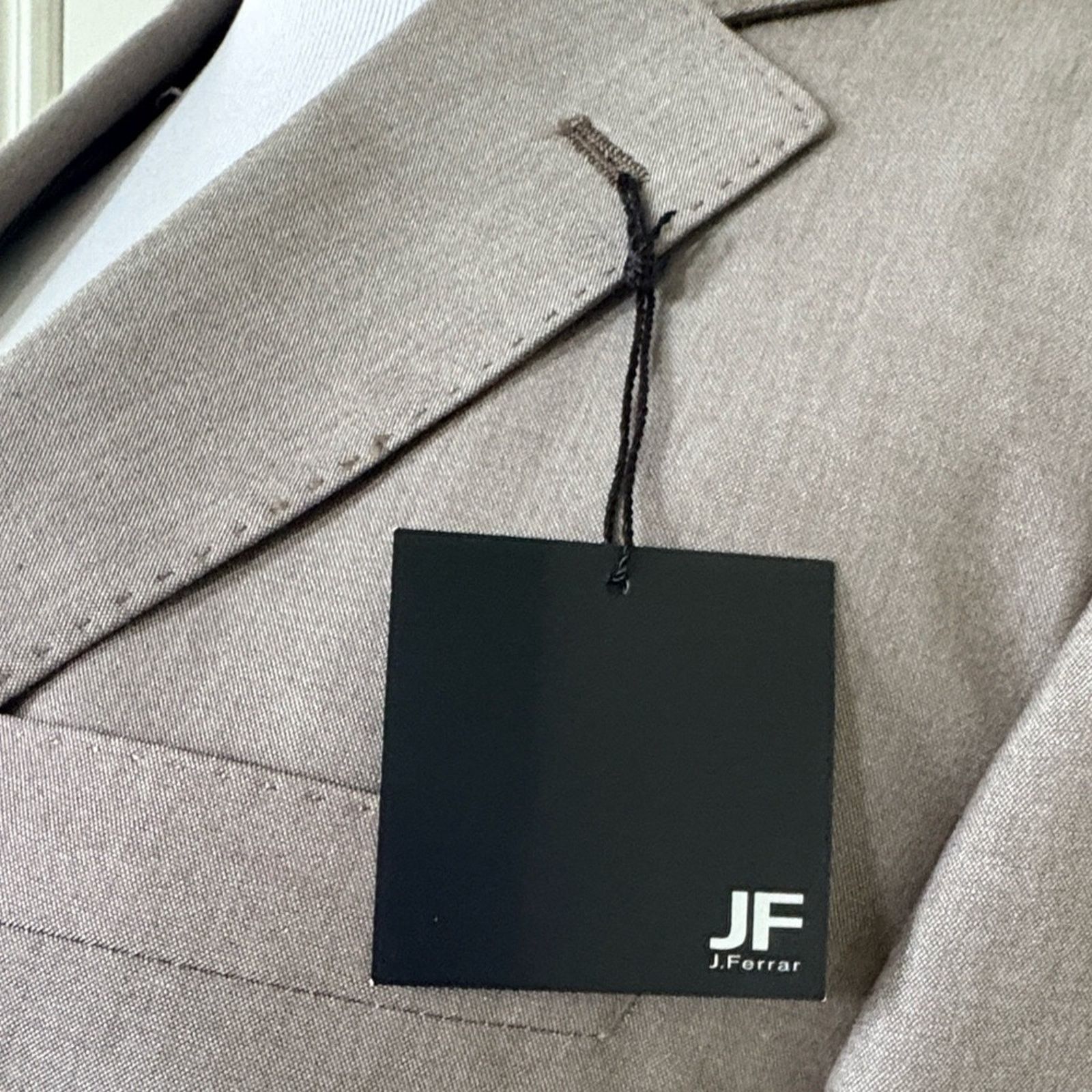J Ferrar NWT- J. Ferrar- Ultra Comfort Stretch Classic Fit Suit- Tan Size 36S - 12 Thumbnail