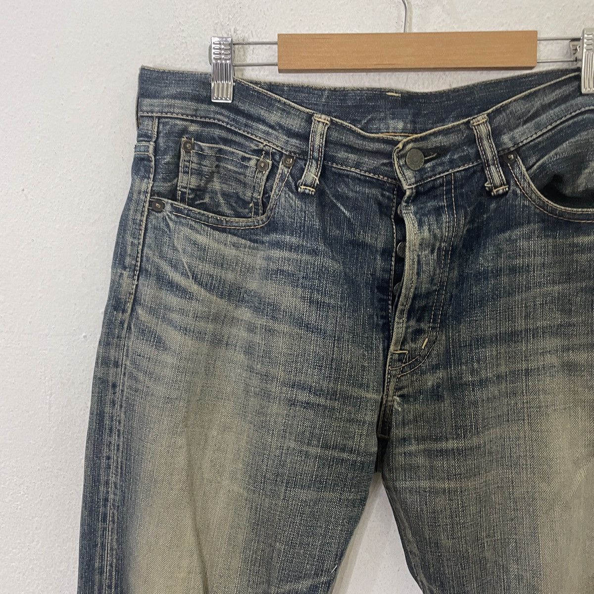 OMNIGOD Vintage Omnigod Slevedge Denim Jeans Size US 33 - 3 Thumbnail