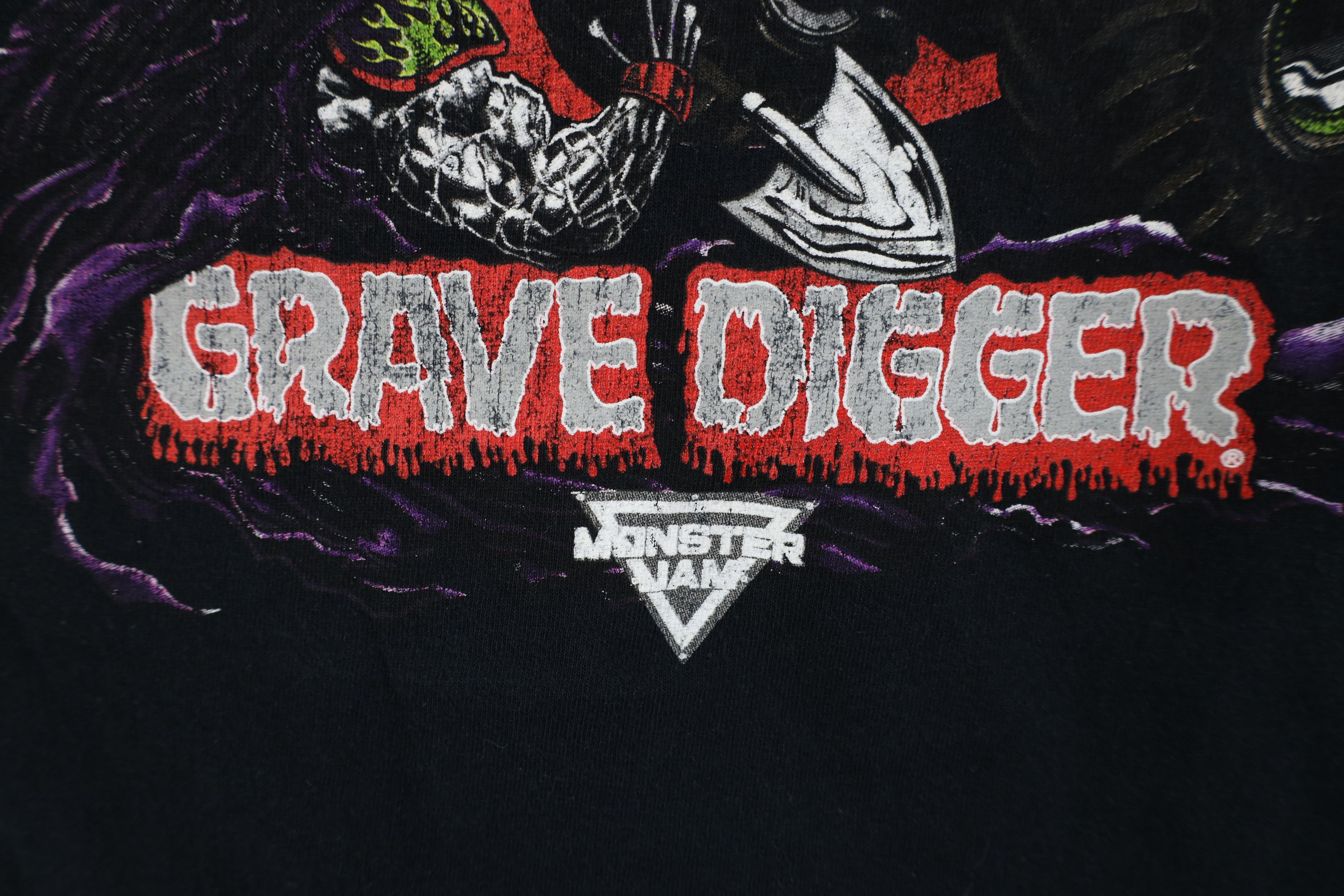 Vintage Vintage Y2K Monster Jam Digger Monster Truck T-Shirt Black Size US XL / EU 56 / 4 - 5 Thumbnail