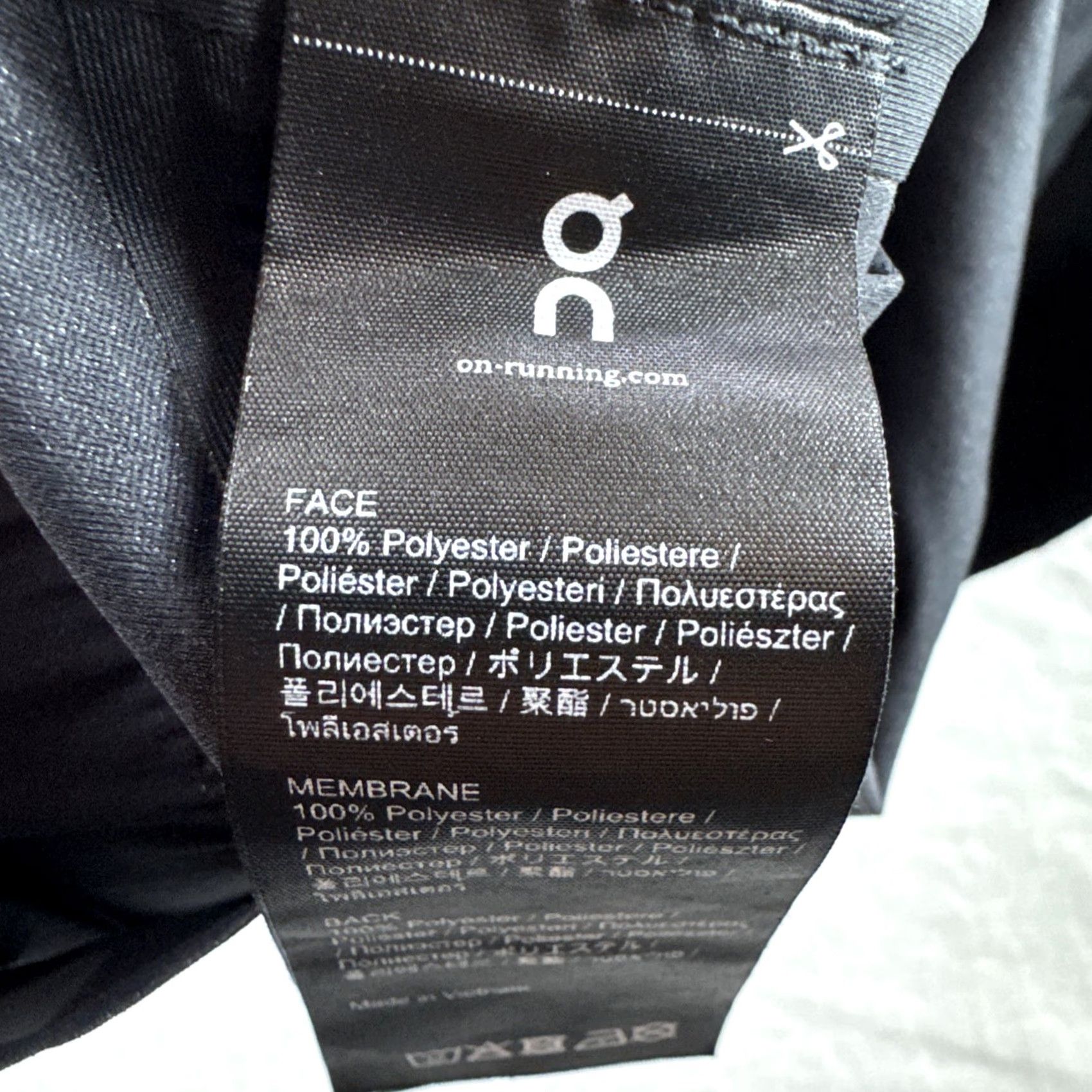 Vintage On Running Waterproof Pants Mens S Joggers Blue Black Ankle Zip Size US 29 - 7 Thumbnail