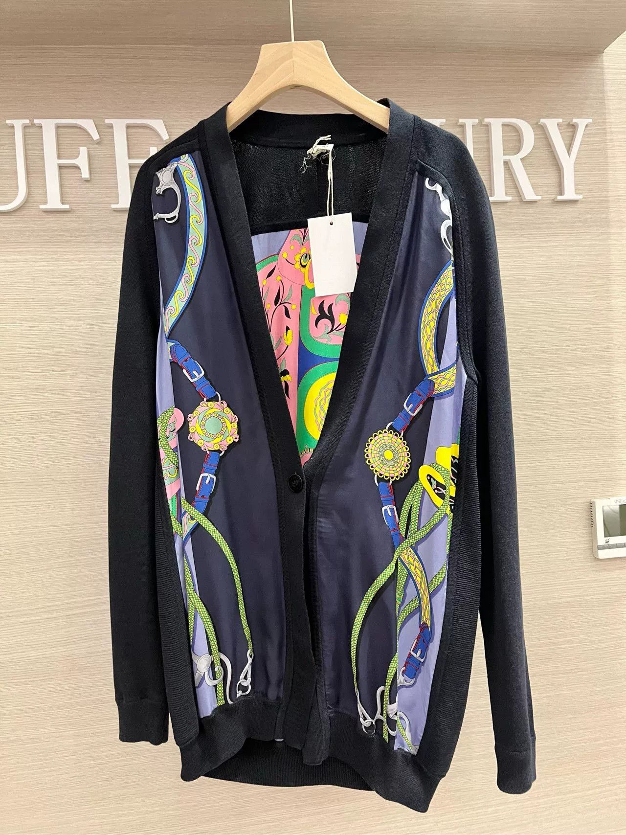Hermes Hermes Silk Printed Cardigan Size US XS / EU 42 / 0 - 1 Thumbnail