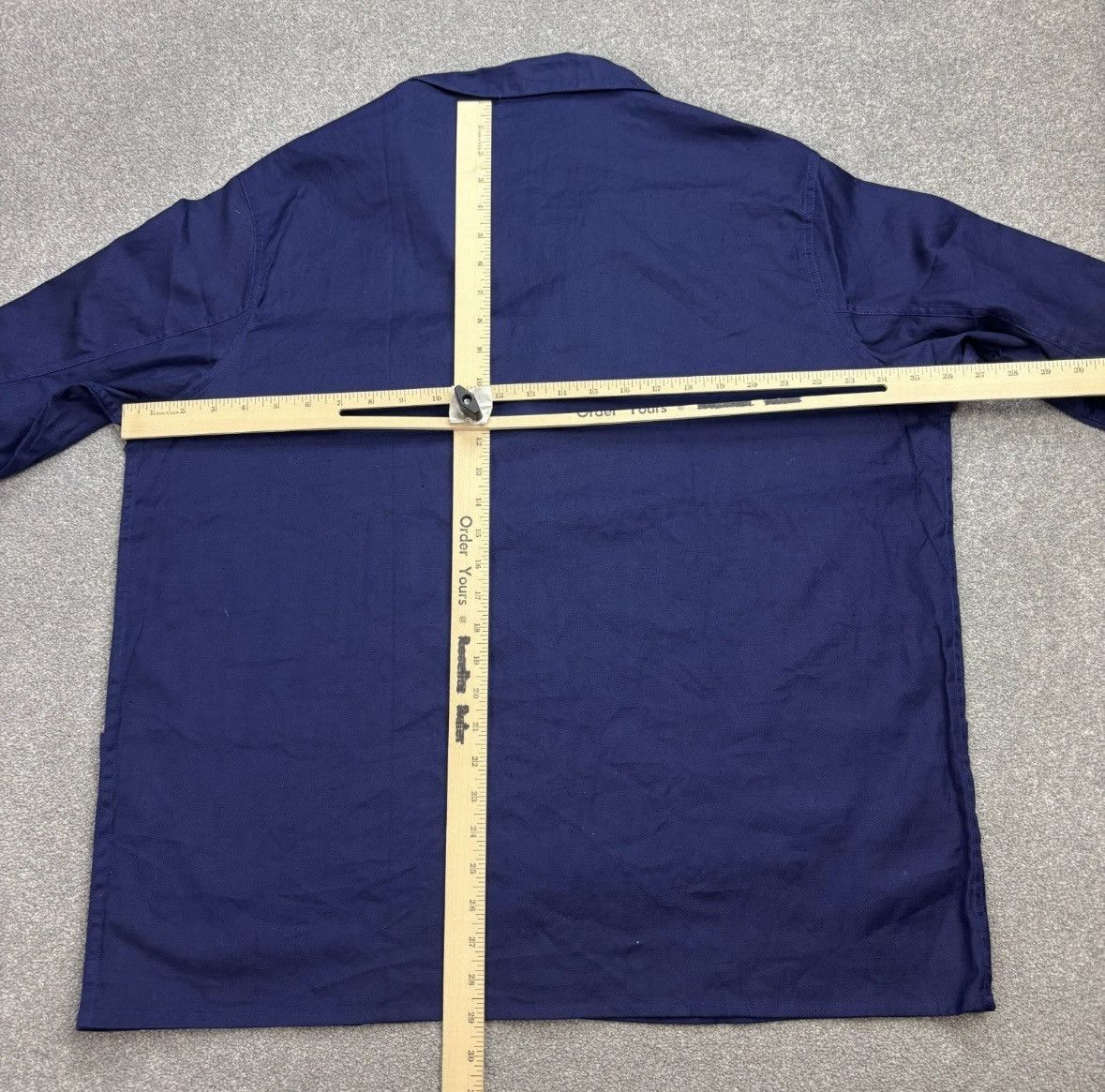 Le Laboureur VTG navy french chore coat Size US XXL / EU 58 / 5 - 4 Thumbnail