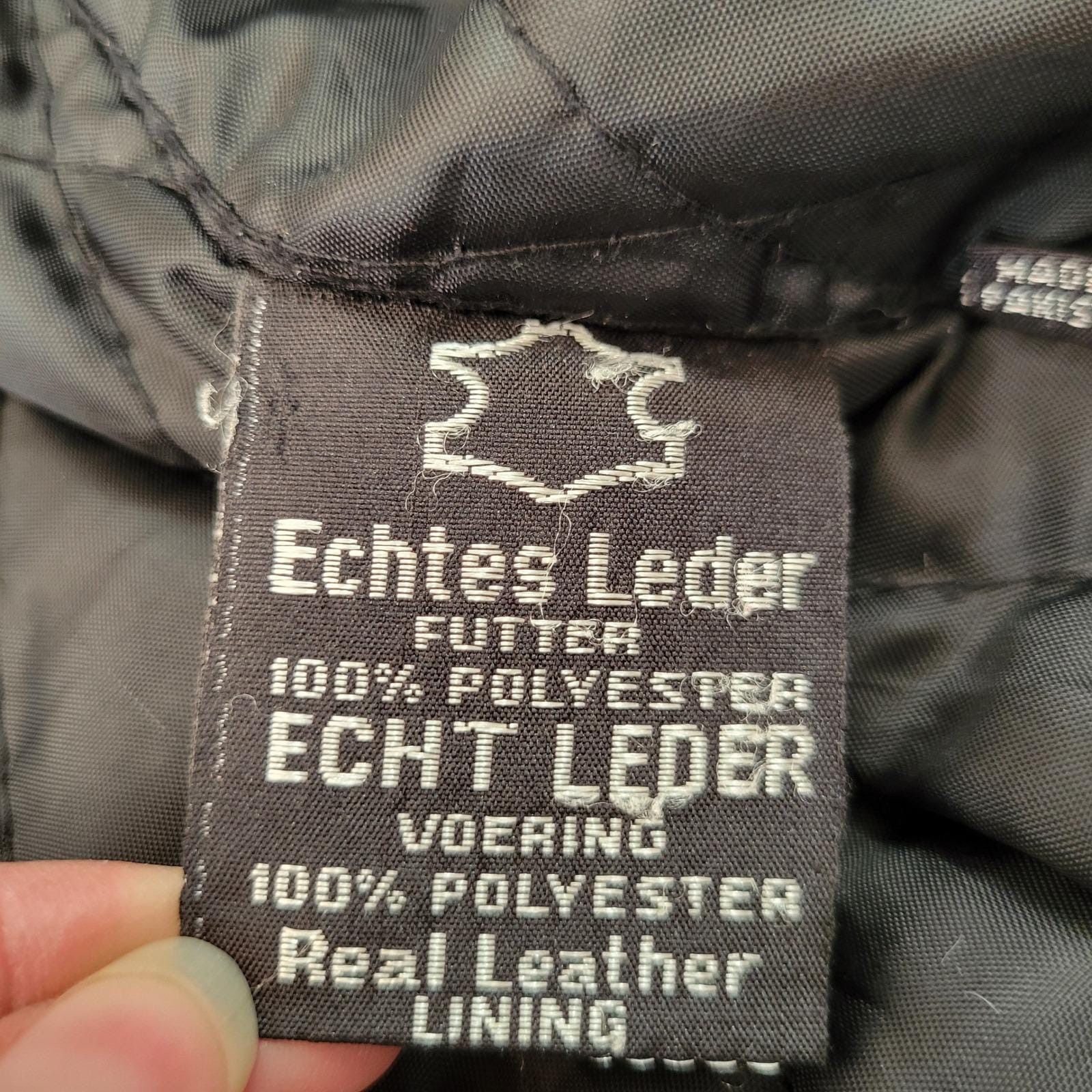 Other Leather Motorcycle Jacket M Black Thinsulate Lined Bomber Size US M / EU 48-50 / 2 - 4 Thumbnail