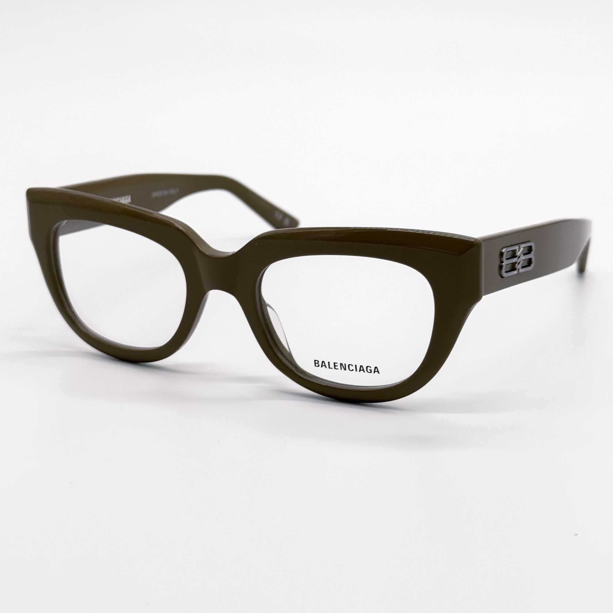 Balenciaga NEW BALENCIAGA BB0239O 004 BROWN CAT EYE WOMEN EYEGLASSES BA Size ONE SIZE - 2 Thumbnail