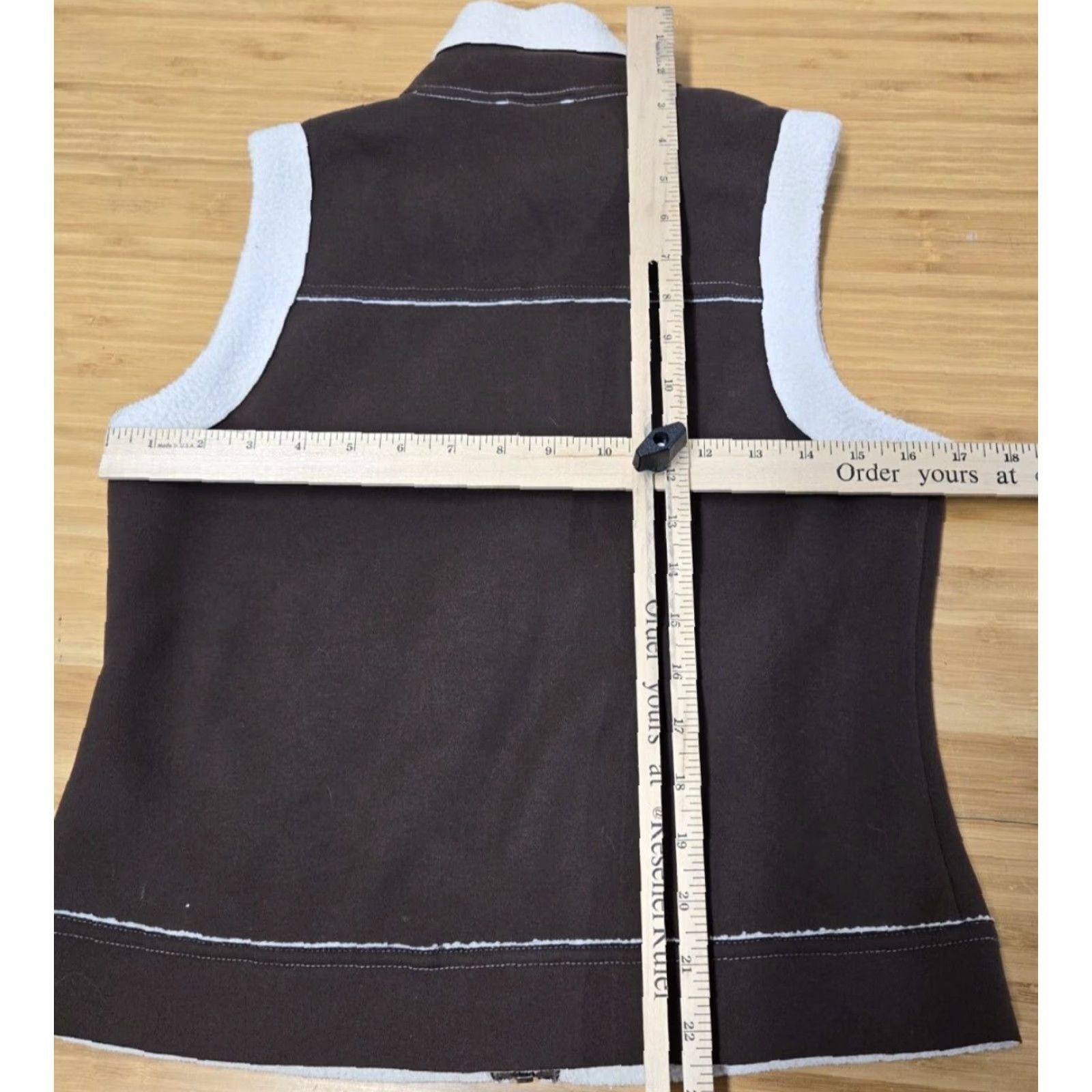 The North Face VINTAGE North Face Vest Women Western Brown Fleece Full Zip Small PS Petite Size Y2K Size S / US 4 / IT 40 - 6 Thumbnail