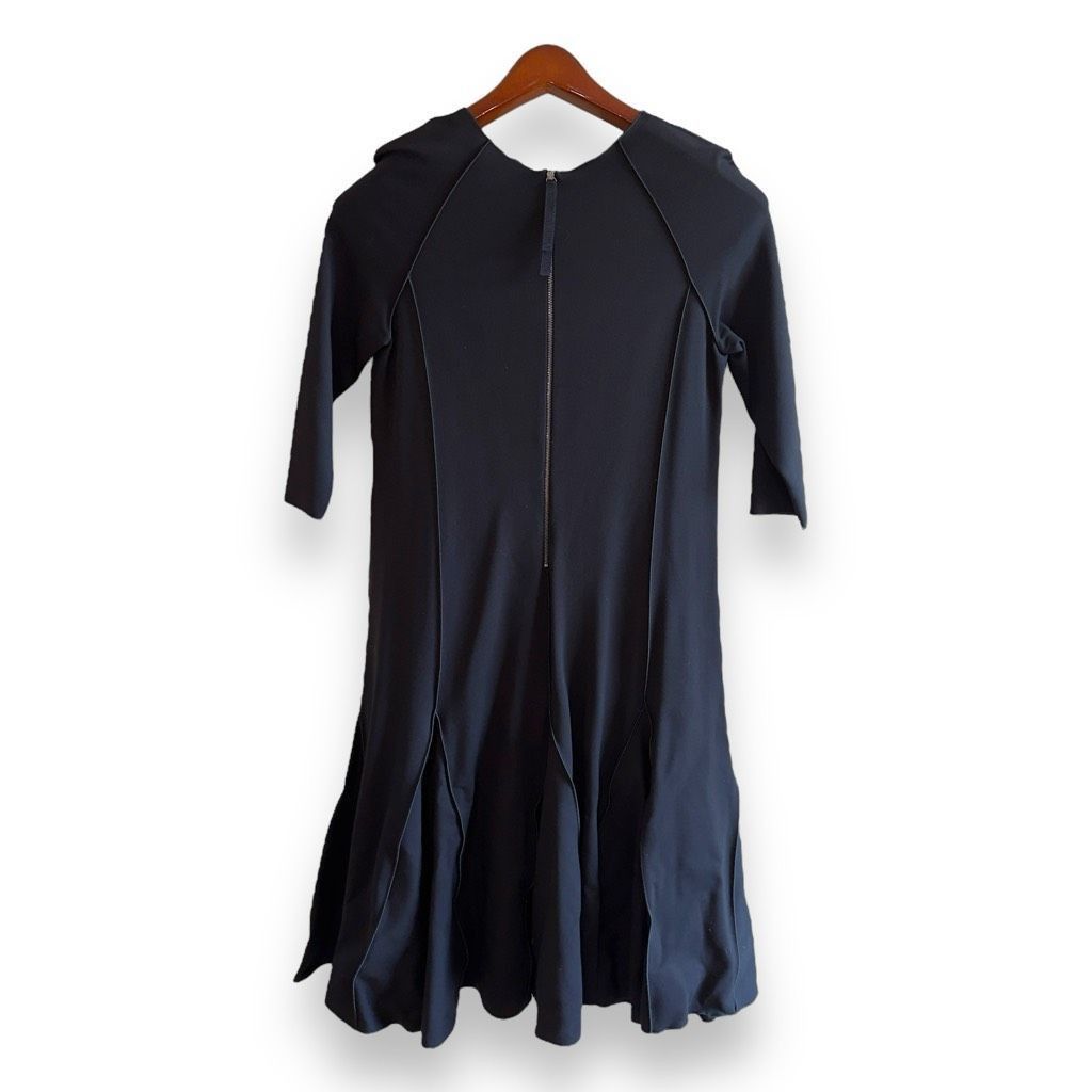 Armani Collezioni NWT Giorgio Armani Collezioni FW17 Onyx Black Knit Dress SZ Size XL / US 12-14 / IT 48-50 - 9 Thumbnail