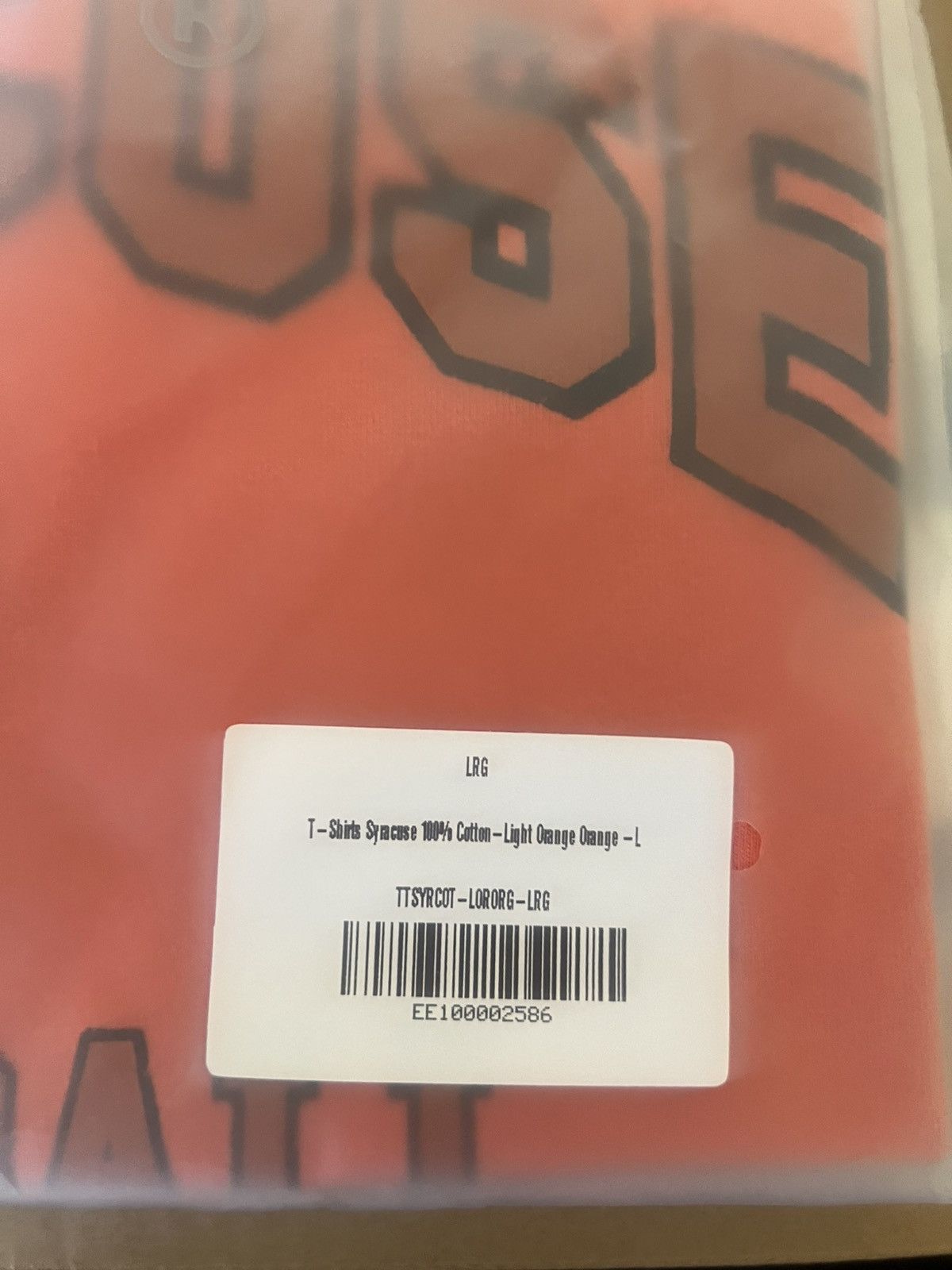Eric Emanuel Eric Emanuel EE Orange NCAA Syracuse Orange tee shirt large Size US L / EU 52-54 / 3 - 4 Thumbnail
