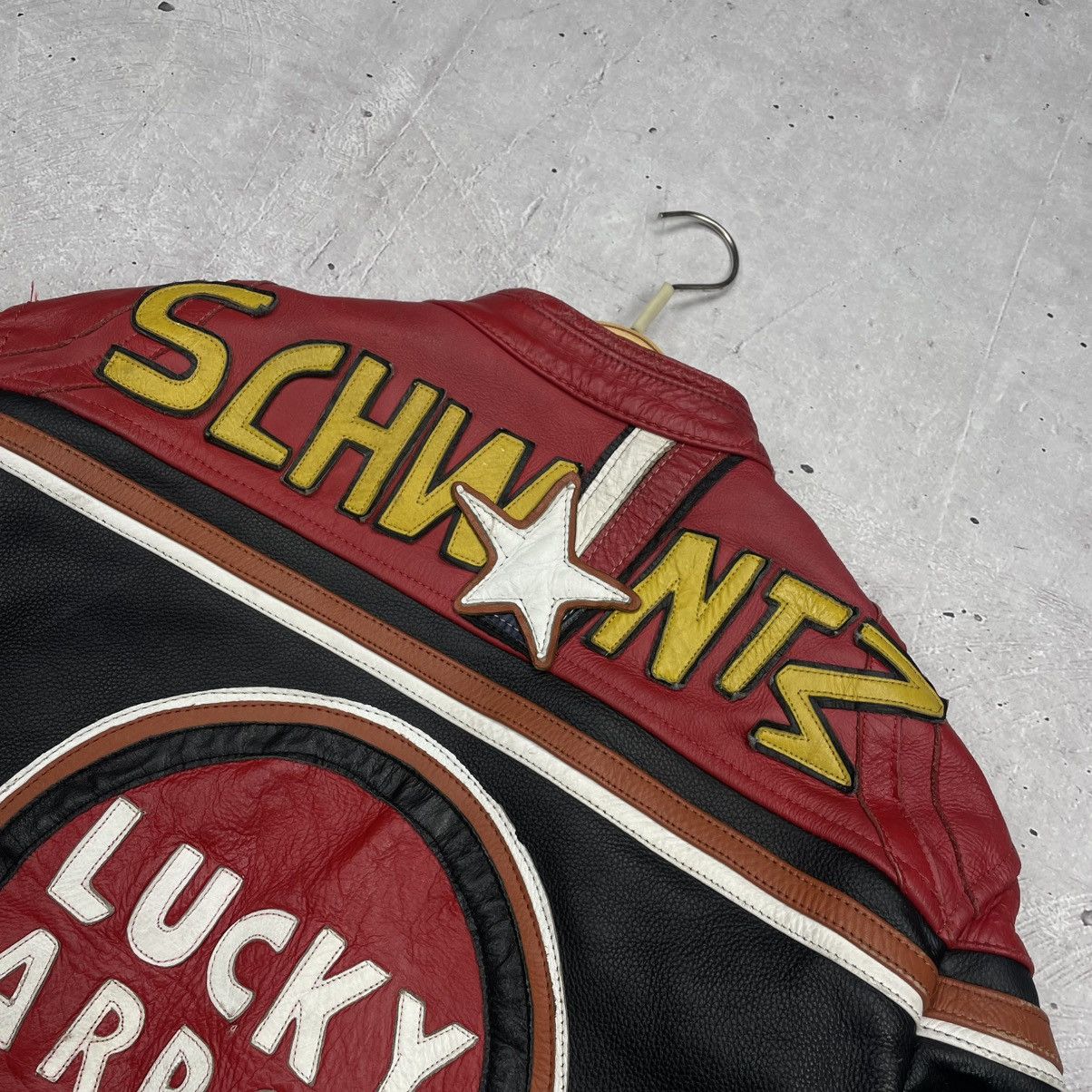 Vintage Vintage Racing Leather Jacket Luxury Arrow y2k Size US L / EU 52-54 / 3 - 13 Thumbnail