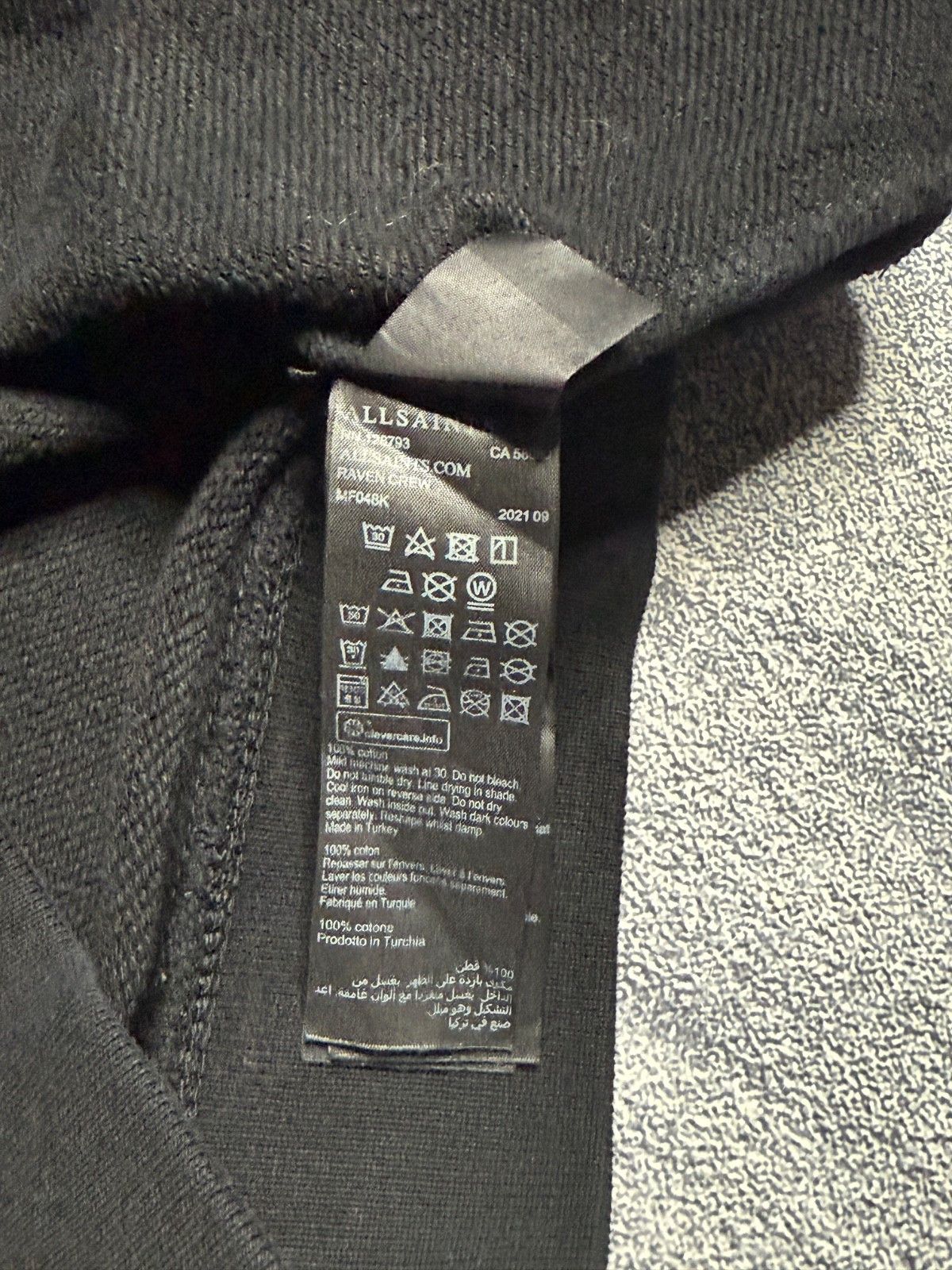 Allsaints AllSaints men's raven crew M Size US M / EU 48-50 / 2 - 4 Thumbnail