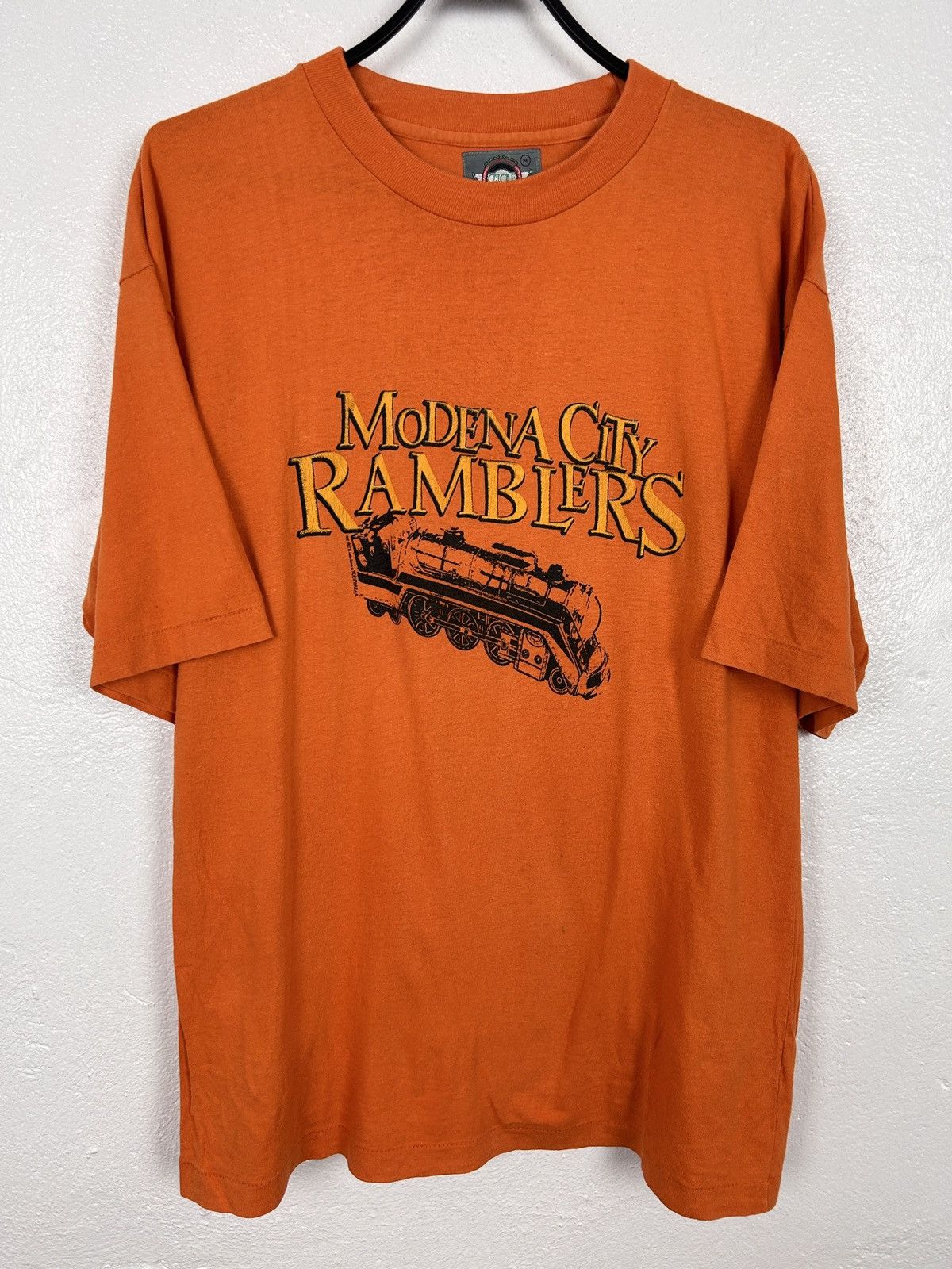 Band Tees 90s Vintage Modena City Ramblers 1997 Single Stitch T-Shirt Size US M / EU 48-50 / 2 - 1 Thumbnail