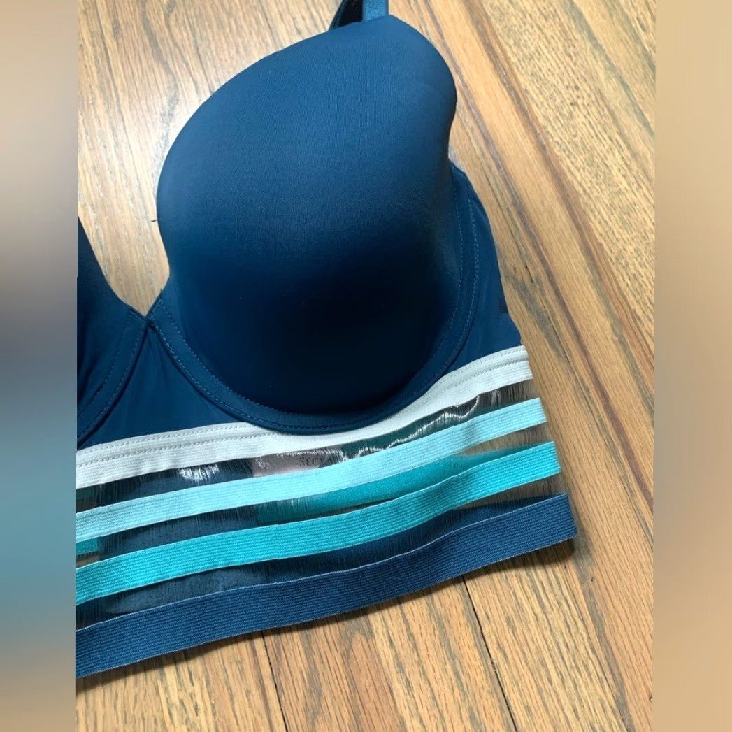 Victoria's Secret Victoria's Secret Bras Blue 32DD Push Up Bra Women Regular - Blue Victoria's Secret Bra 32DD Women Push Up Blue Size ONE SIZE - 3 Thumbnail