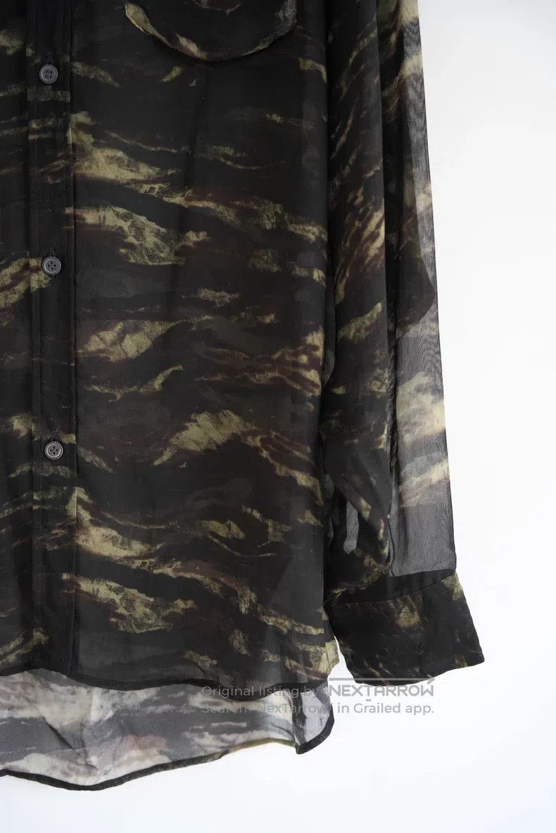 Other Yohji Yamamoto 24ss cuprammonium translucent floral shirt Size US L / EU 52-54 / 3 - 4 Thumbnail