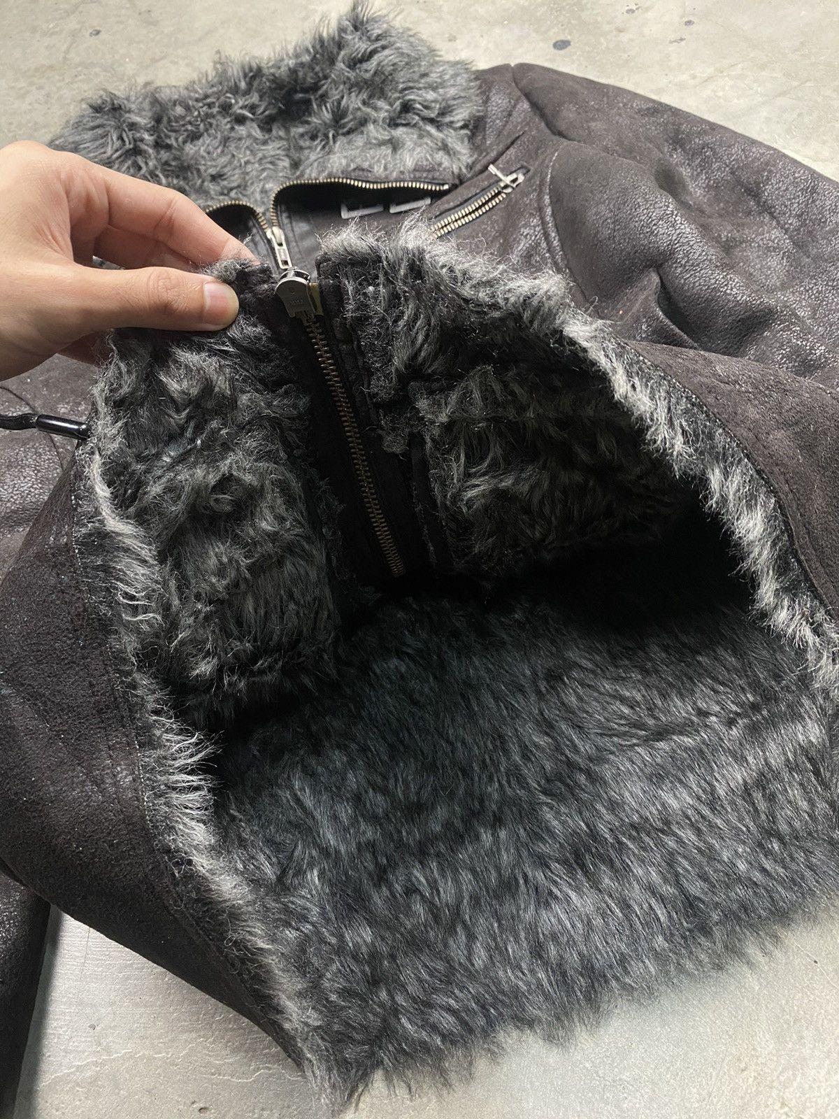 Other Japanese Punk Gothic Faux Fur Leather Jacket Size M / US 6-8 / IT 42-44 - 6 Thumbnail