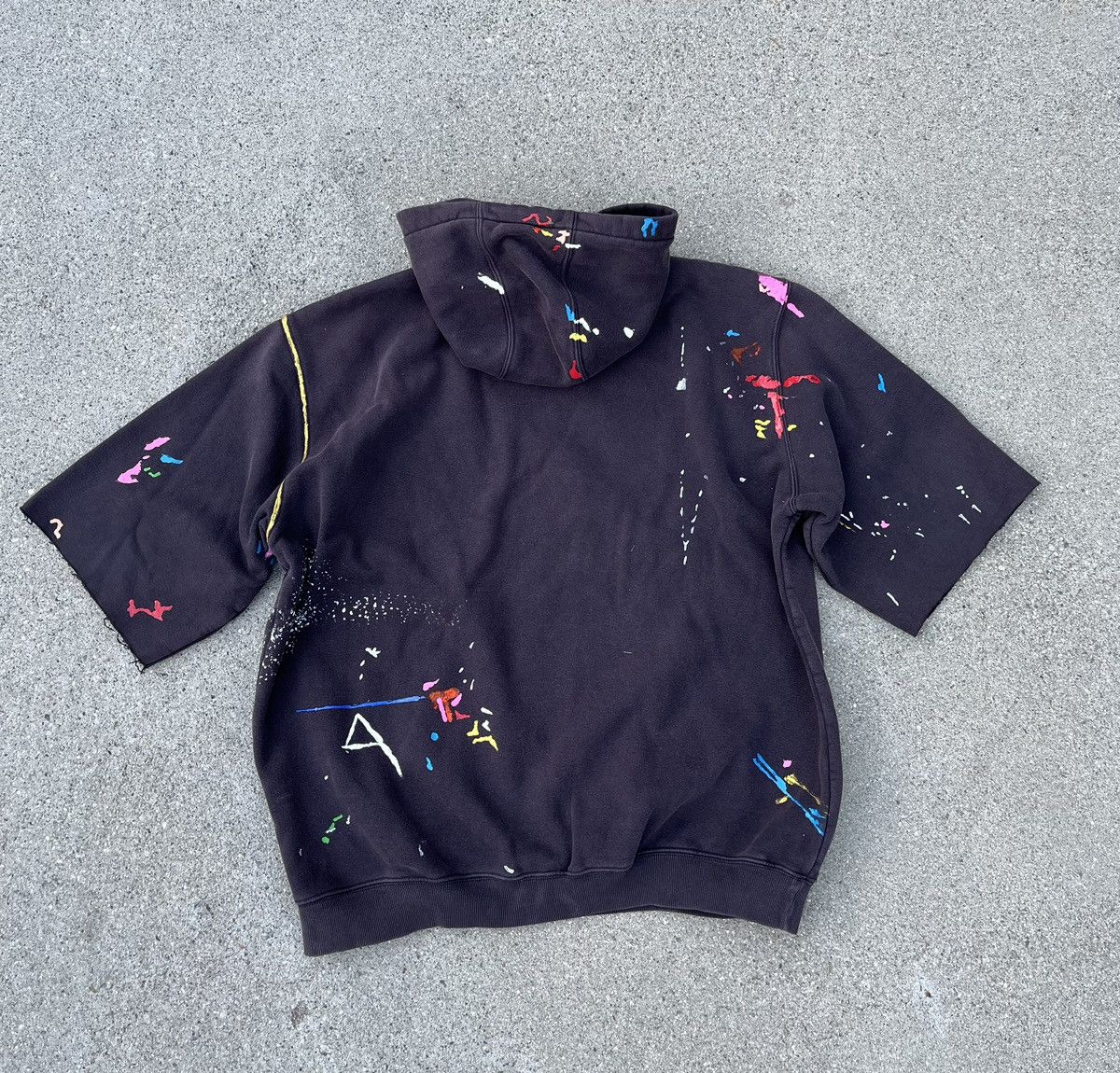 Carhartt Custom Carhartt Hoodie Sweatshirt Sun Fade Distressed Thrash Size US XL / EU 56 / 4 - 3 Thumbnail