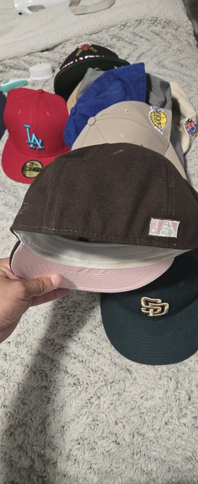 New Era Tampa Bay Rays Mocha fitted 7 1/8 Size ONE SIZE - 3 Thumbnail