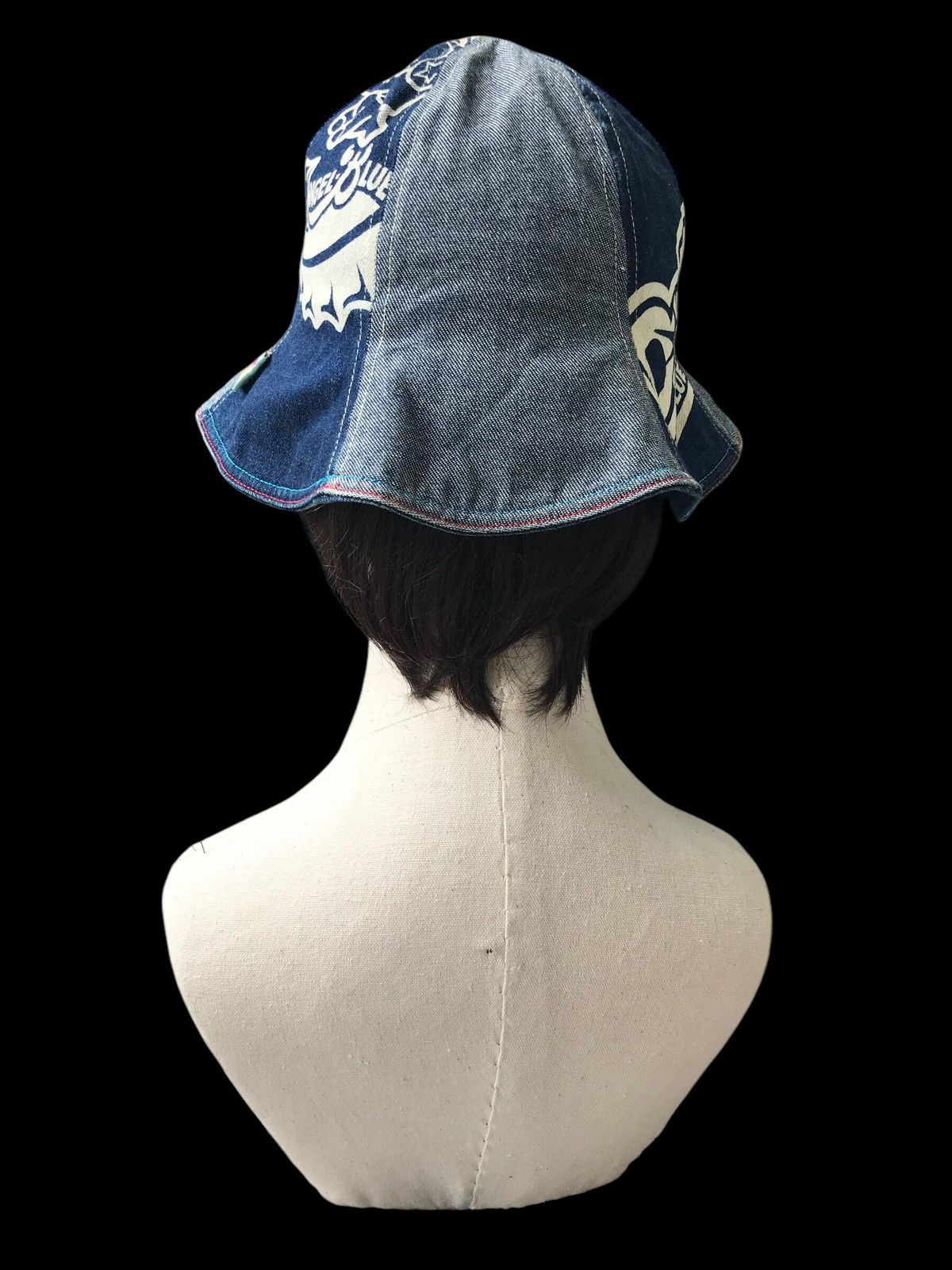 Angel Blue × Hysteric Glamour × Japanese Brand ANGEL BLUE PATCHWORKS CAP HAT BY HYSTERIC GLAMOUR 🇯🇵 Size ONE SIZE - 3 Thumbnail