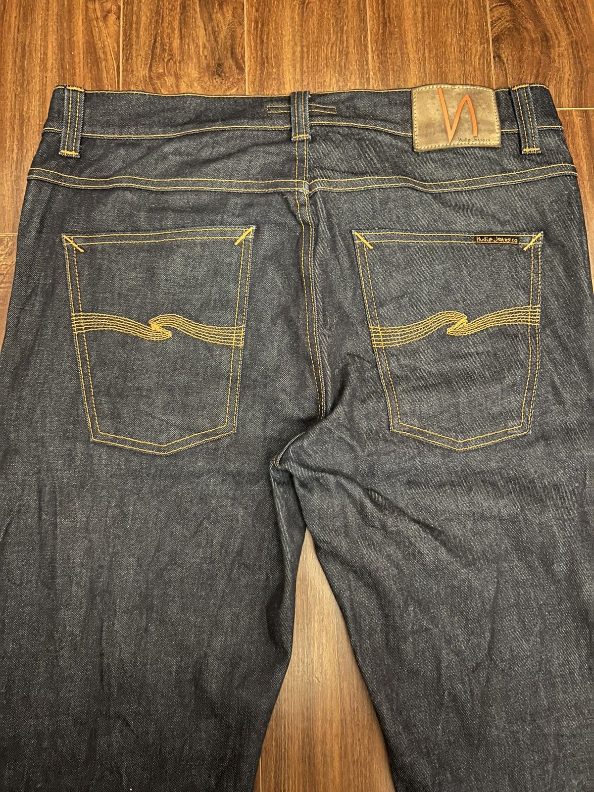 Nudie Jeans 1003877 Nudie Lean Dean Dry 16 Dips Jeans Size US 34 / EU 50 - 4 Thumbnail