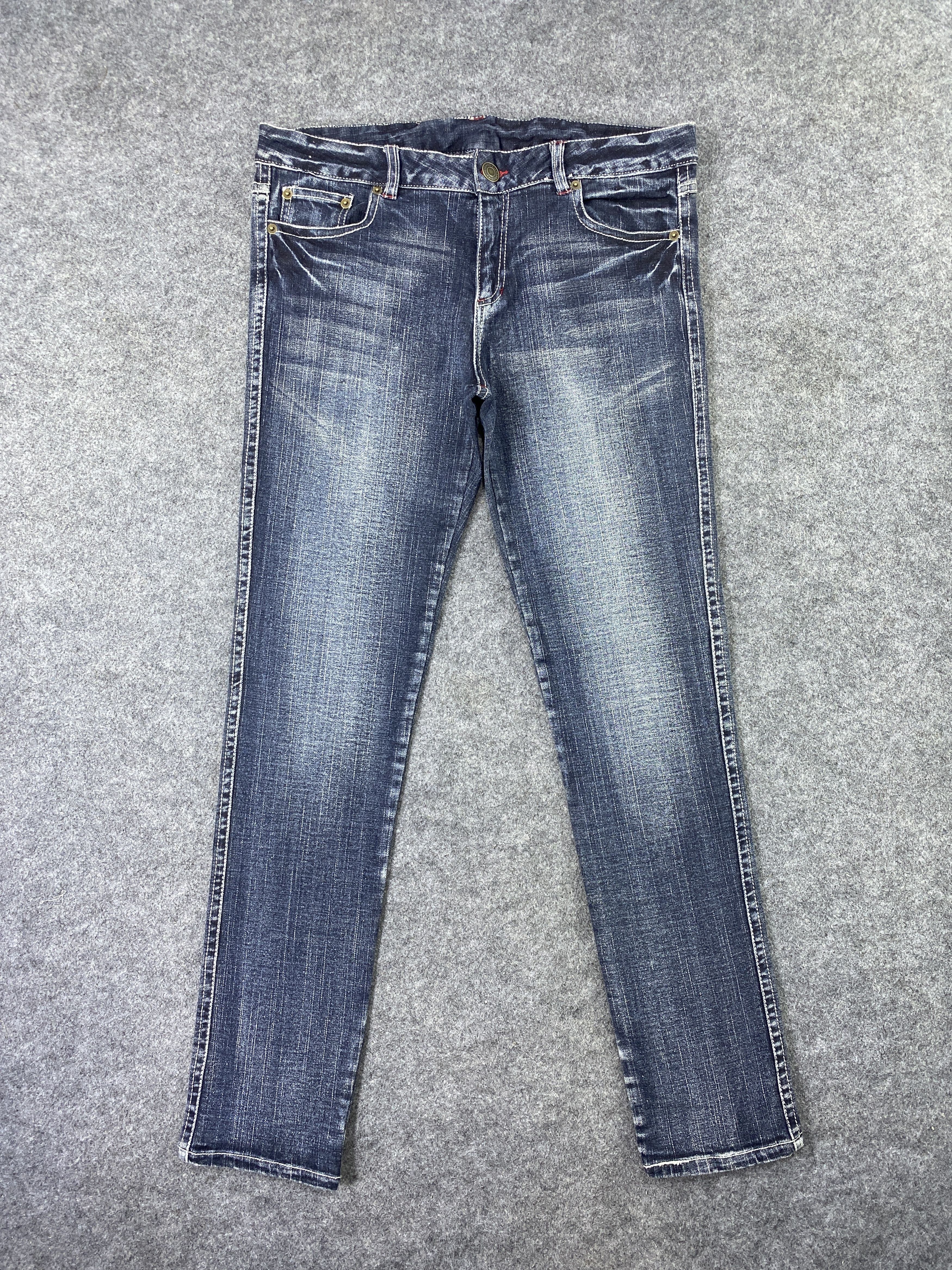 Japanese Brand Japanese Brand Blue Wash Jeans - J1100 Size US 33 - 1 Thumbnail