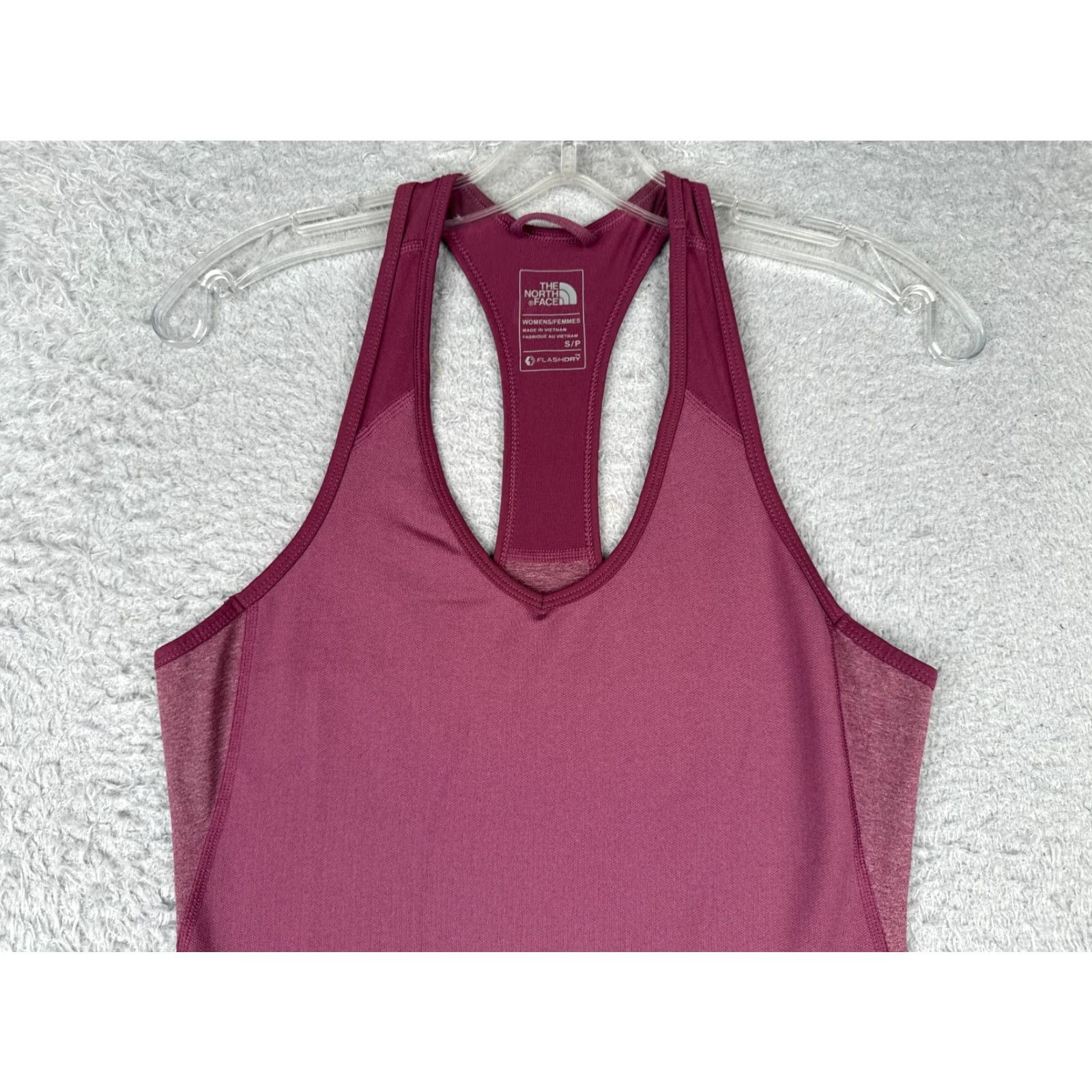 The North Face The North Face Shirt Women Small Purple Tank Sleeveless V-Neck Poly Blend Gym Size S / US 4 / IT 40 - 4 Thumbnail