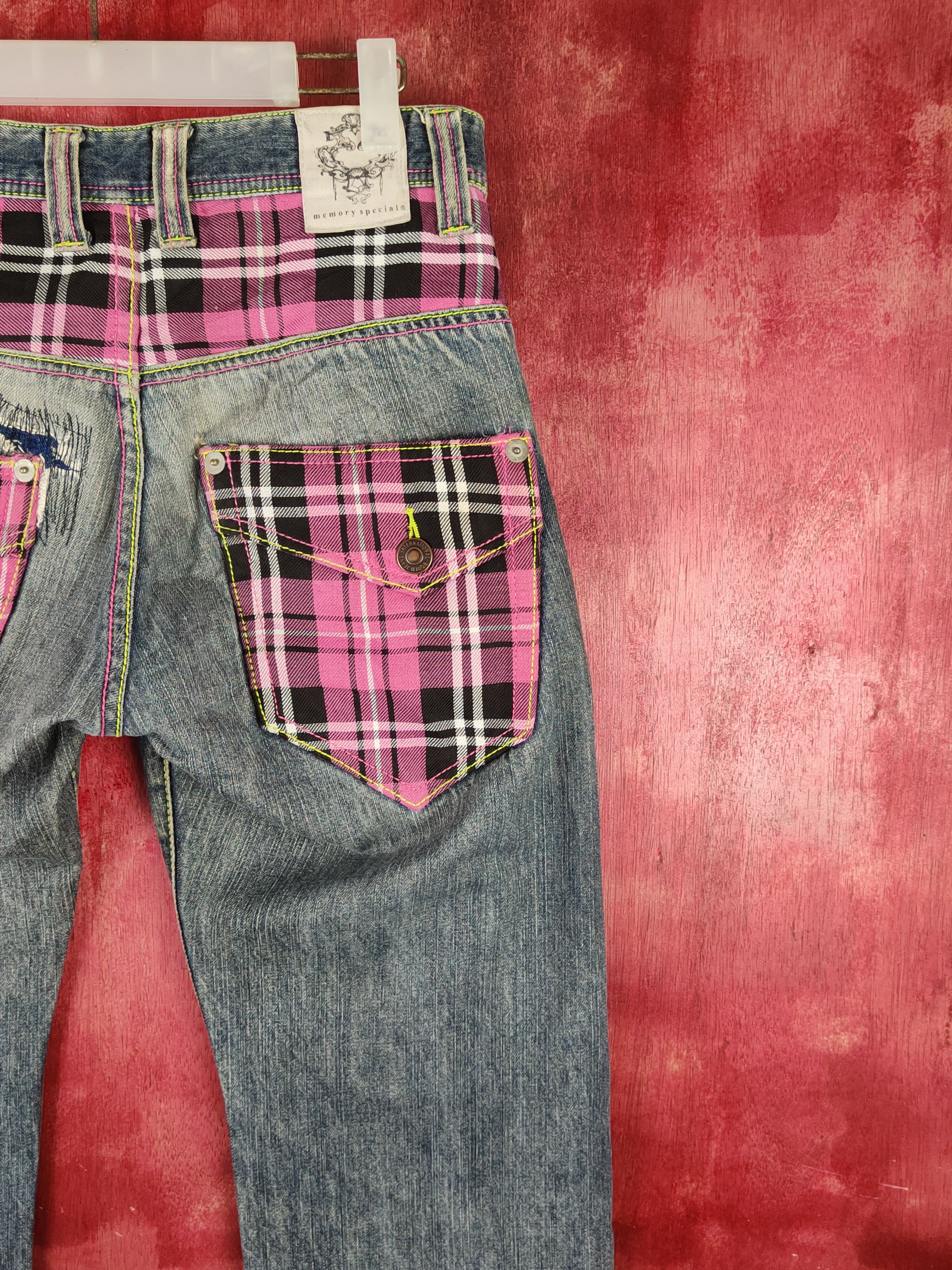Japanese Brand Memory Special Dark Blue Faded Multipocket Denim #S1617 Size 31" - 13 Thumbnail