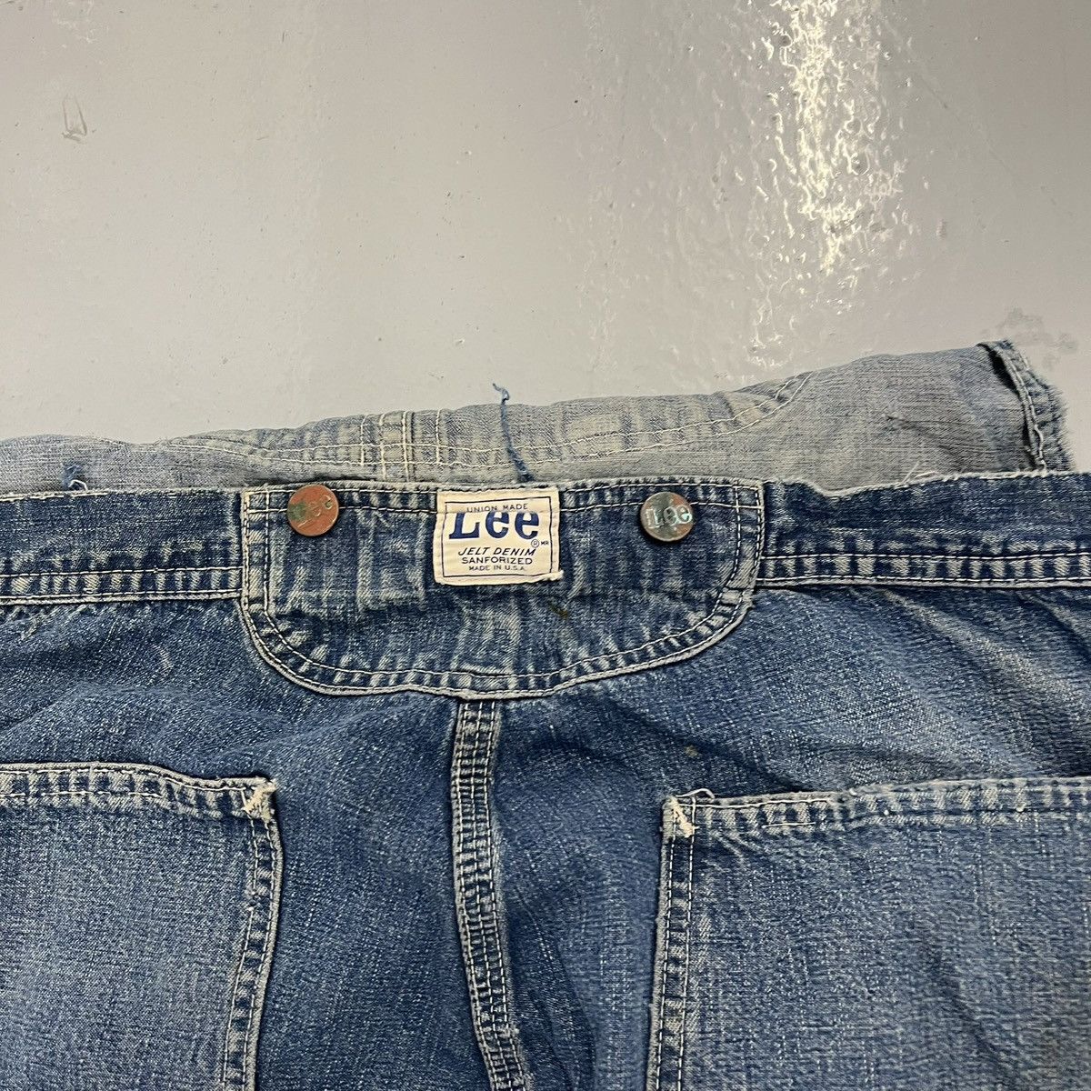 Lee Vintage 50s Lee Union Made Jelt Sanforized Overalls 34x30 Size US 34 / EU 50 - 5 Thumbnail