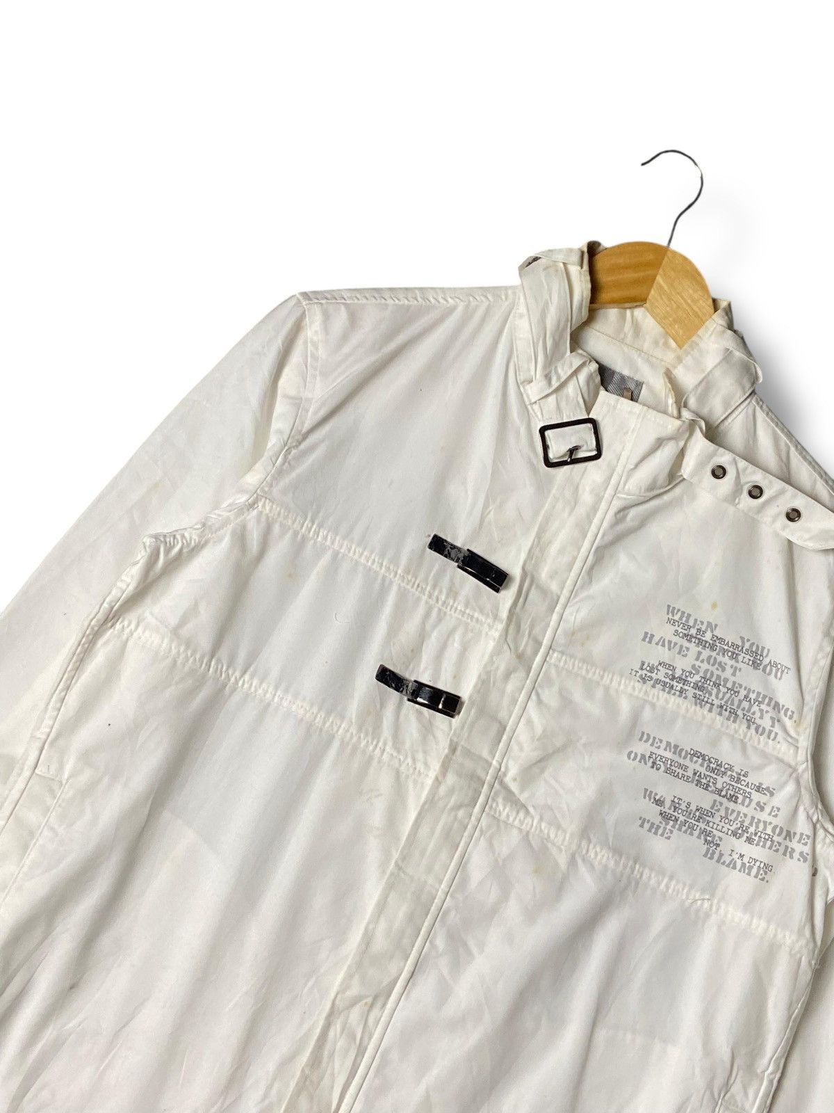 Japanese Brand DRAWNWORK Punk Wording Jacket (140) Size US M / EU 48-50 / 2 - 5 Thumbnail