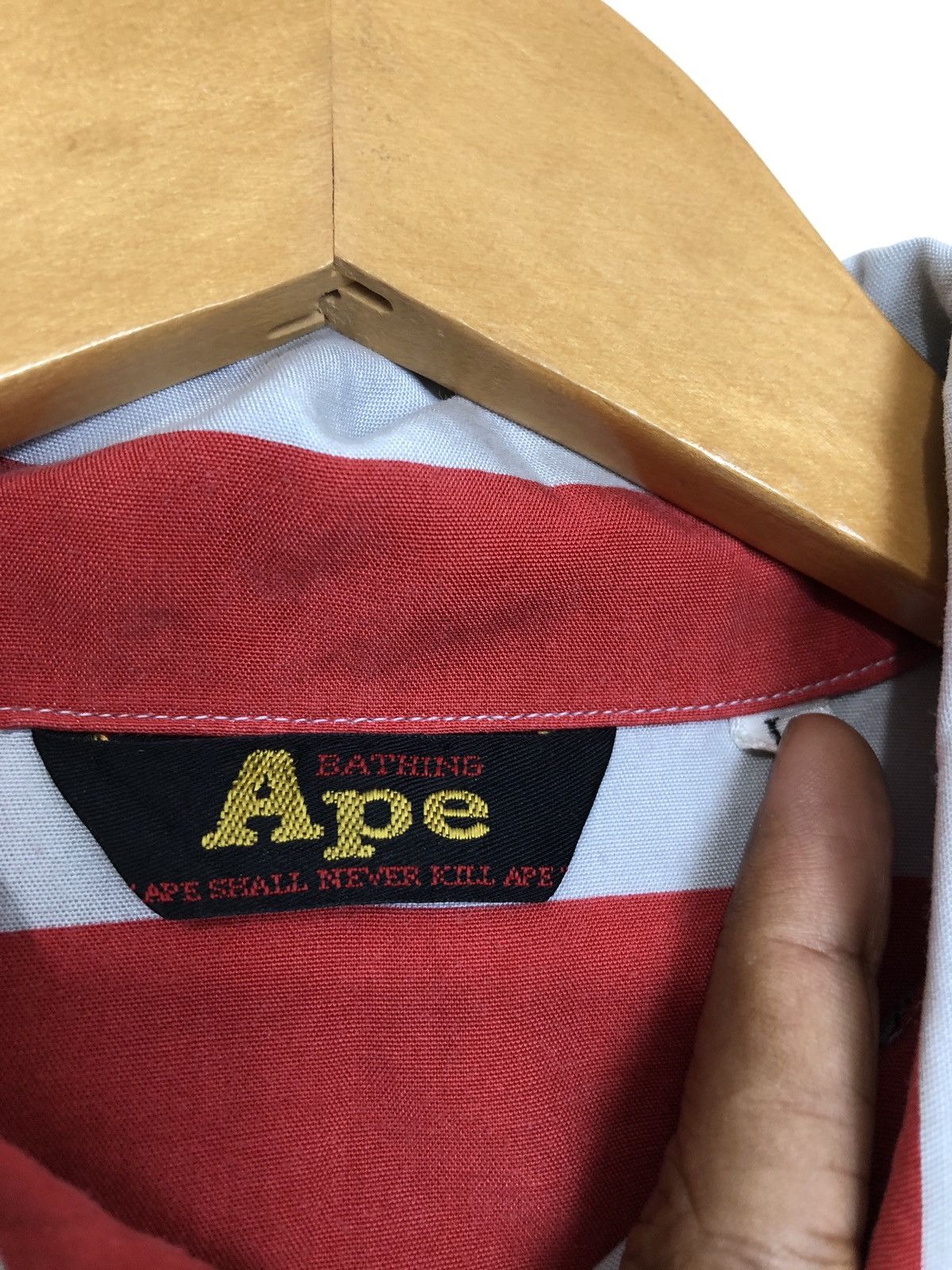 Bape Bape A Bathing Ape Shirt Size US L / EU 52-54 / 3 - 6 Thumbnail