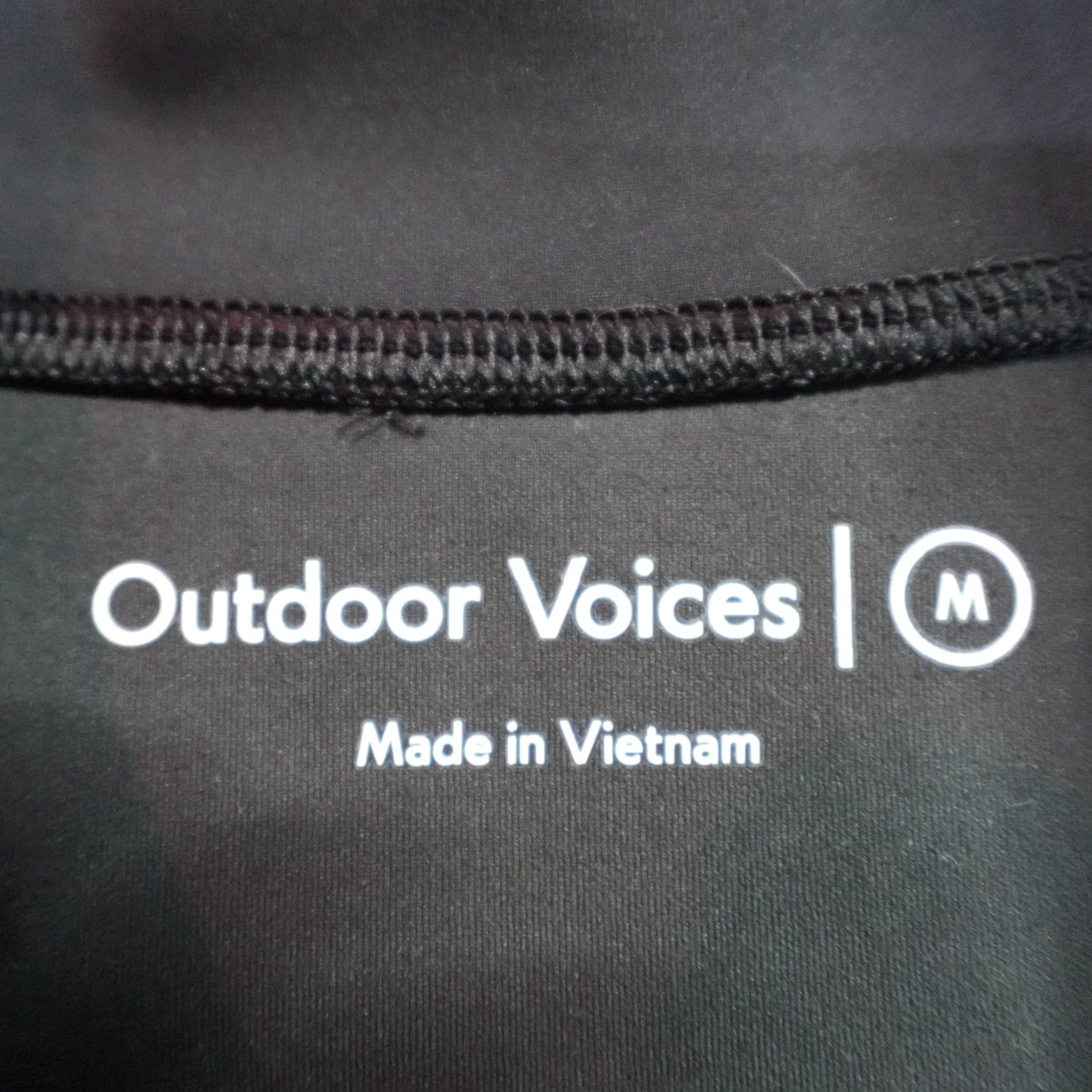 Outdoor Voices VINTAGE? No — Outdoor Voices Women Jacket M Black Track Full Zip Solid Activewear Women Mens? Size M / US 6-8 / IT 42-44 - 2 Thumbnail