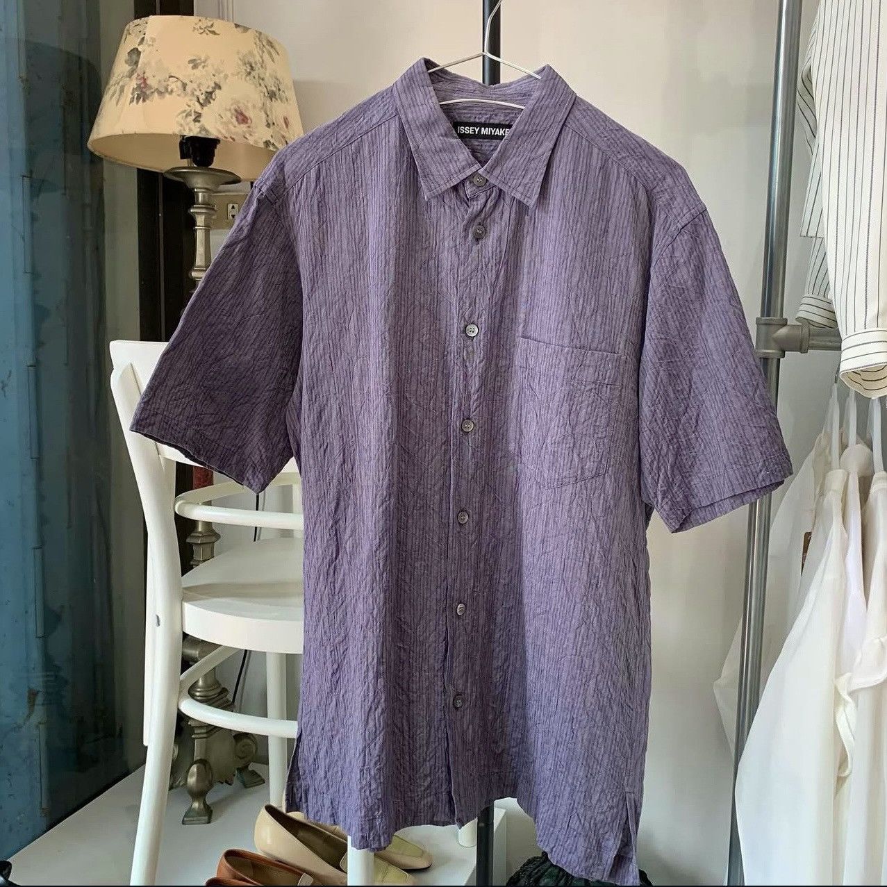 Vintage Issey Miyake textured shirt Size US M / EU 48-50 / 2 - 6 Thumbnail