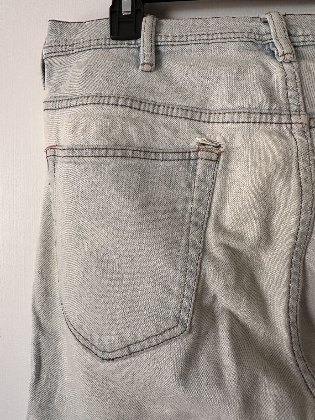 Acne Studios Acne Studios River LT Blue Blå Konst Jeans Size US 32 / EU 48 - 5 Thumbnail