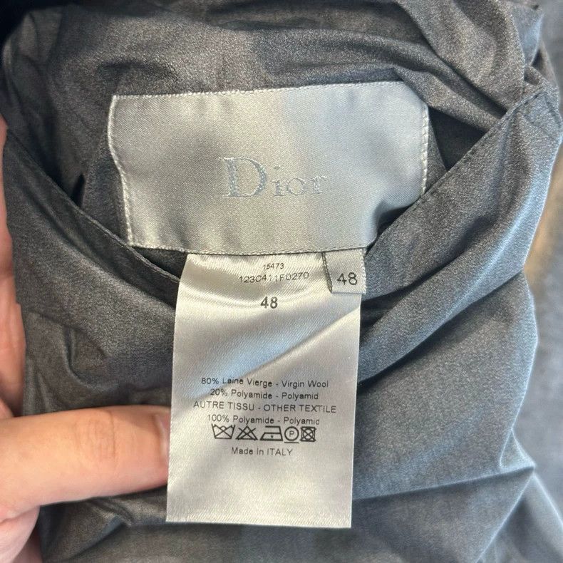 Dior Dior Gray wool double-sided jacket 2501-Nextarrow Size US M / EU 48-50 / 2 - 5 Thumbnail