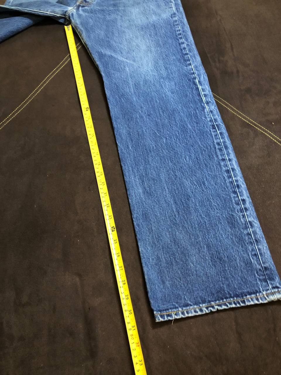 Levi's Levis 501 Jeans Mens Denim Straight Distressed * Size US 36 / EU 52 - 8 Thumbnail