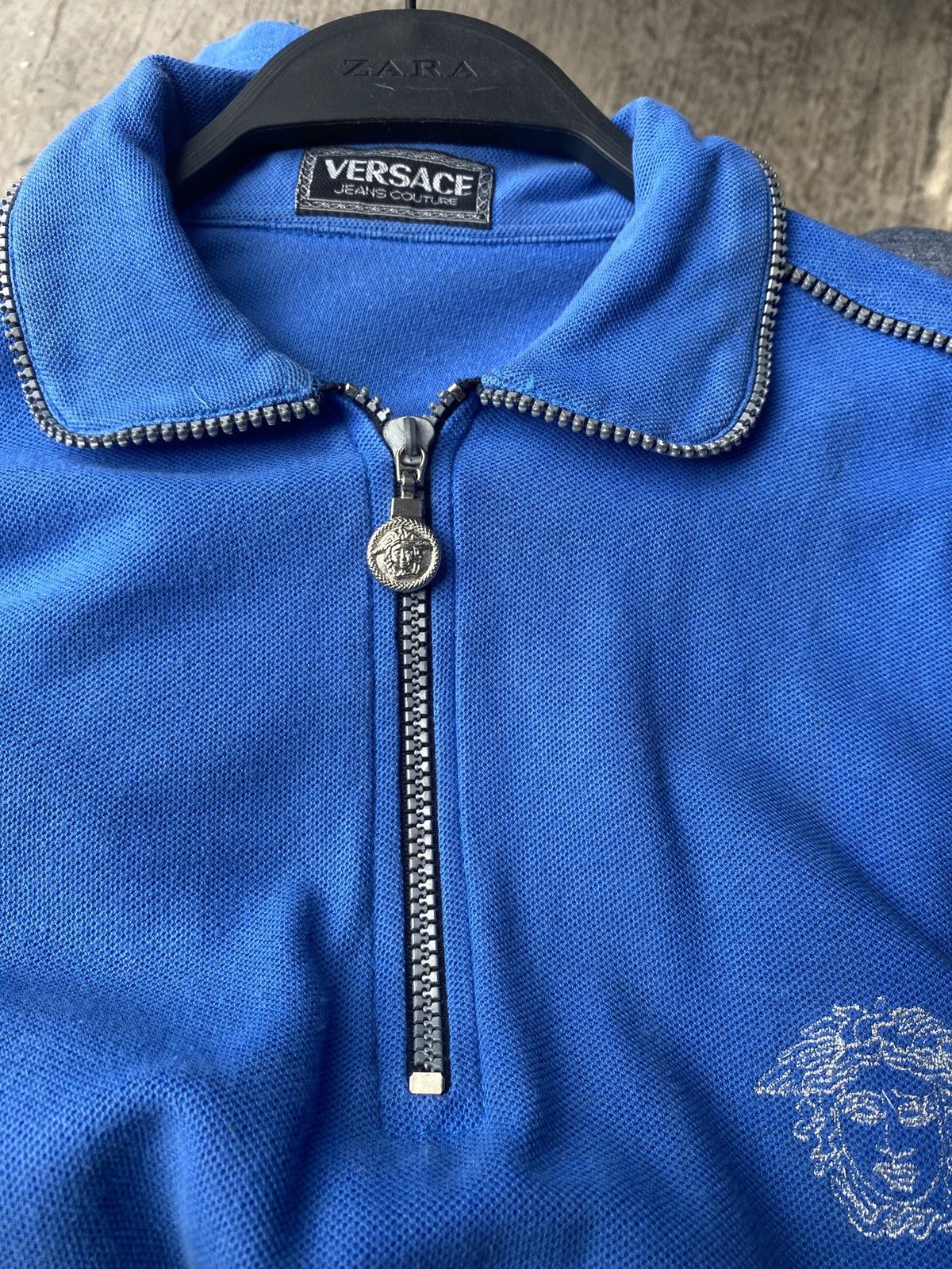 Versace × Versace Jeans Couture Vintage halfzip Versace Size US L / EU 52-54 / 3 - 5 Thumbnail