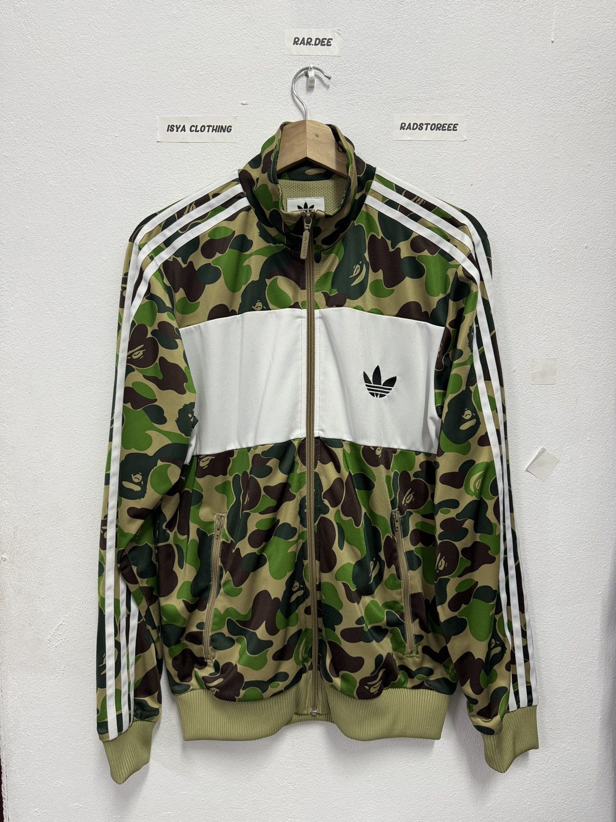 Adidas × Bape Adidas x Bape Firebird Camo Track Jacket Size US L / EU 52-54 / 3 - 1 Thumbnail